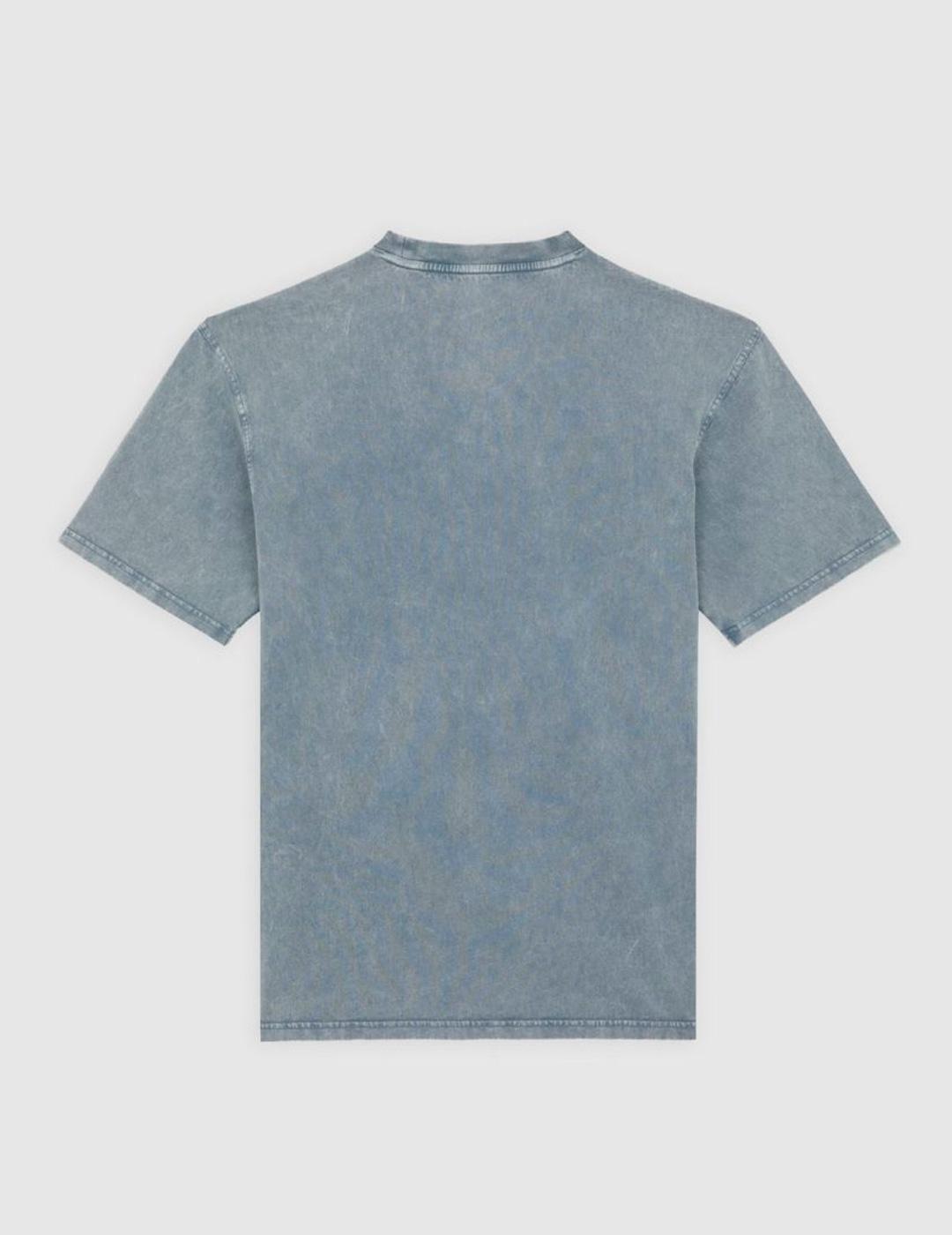 Camiseta Dickies 'Plentywood' Manga Corta Gris Azul Hombre