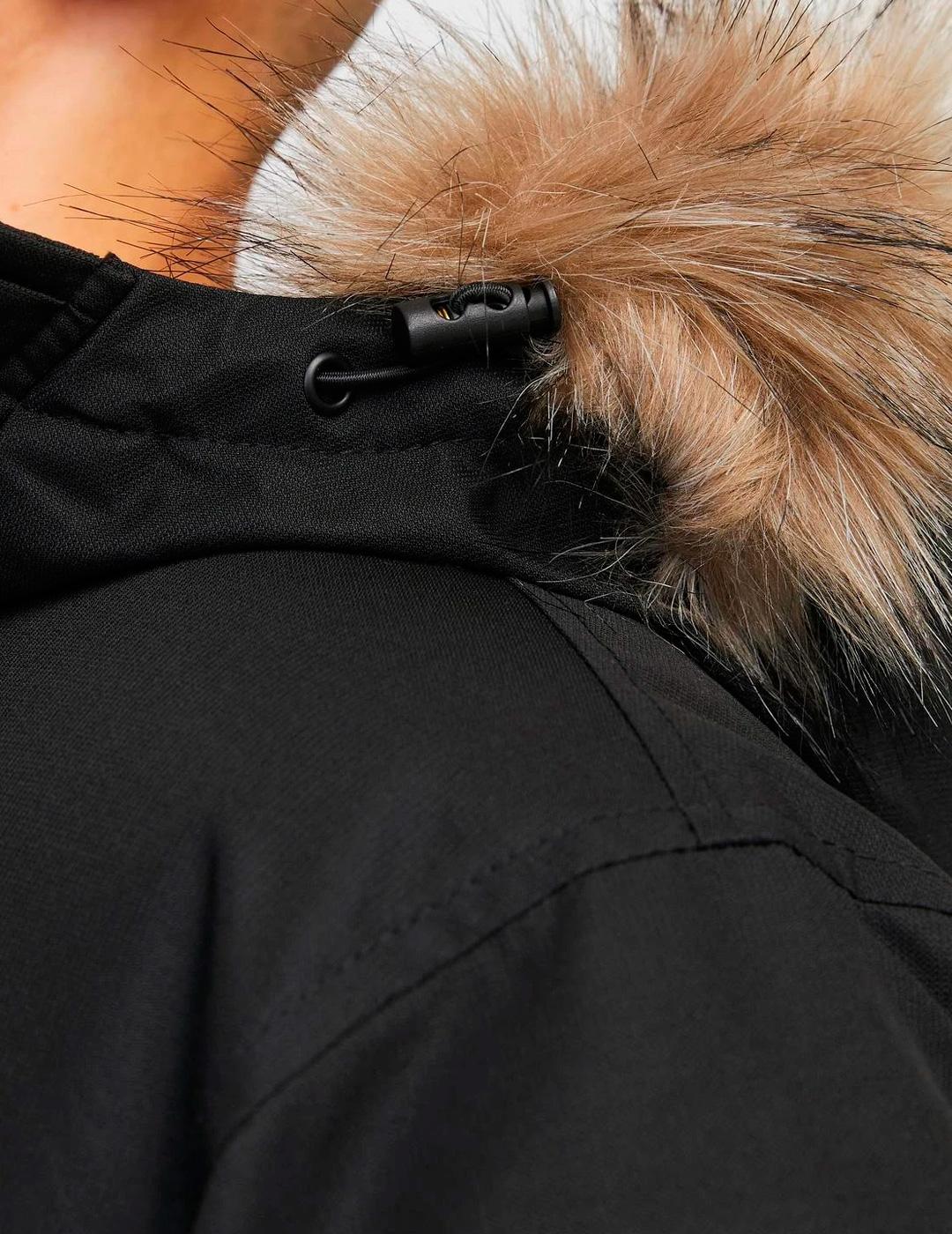 Chaqueta Jack & Jones 'Star Parka' Negro Hombre