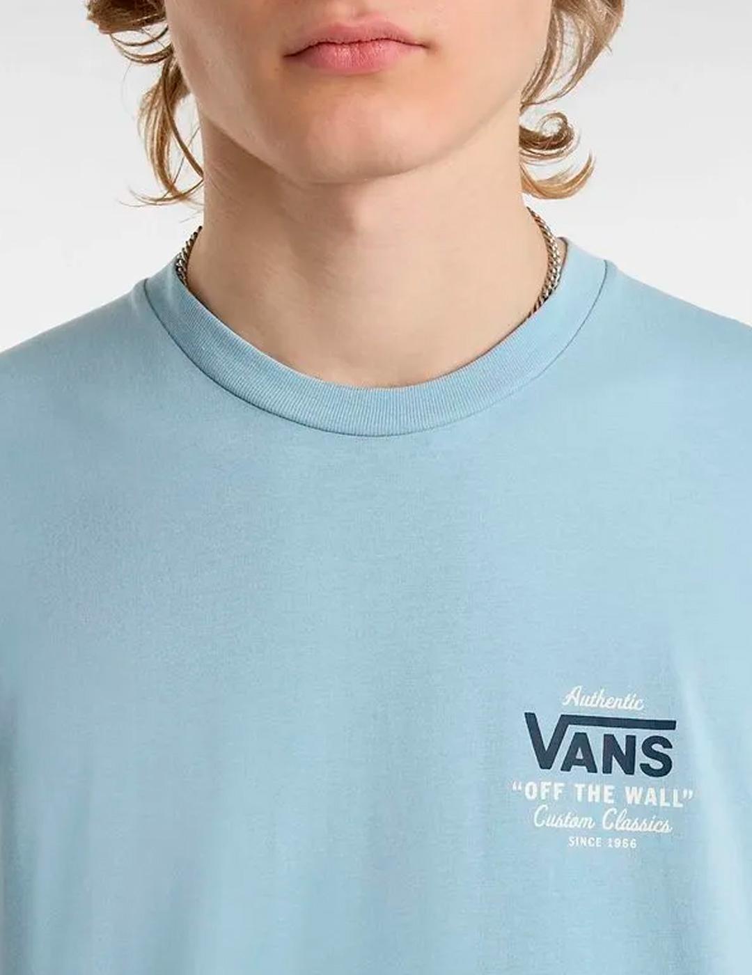 Camiseta Vans 'Holder St Classic' Celeste Hombre