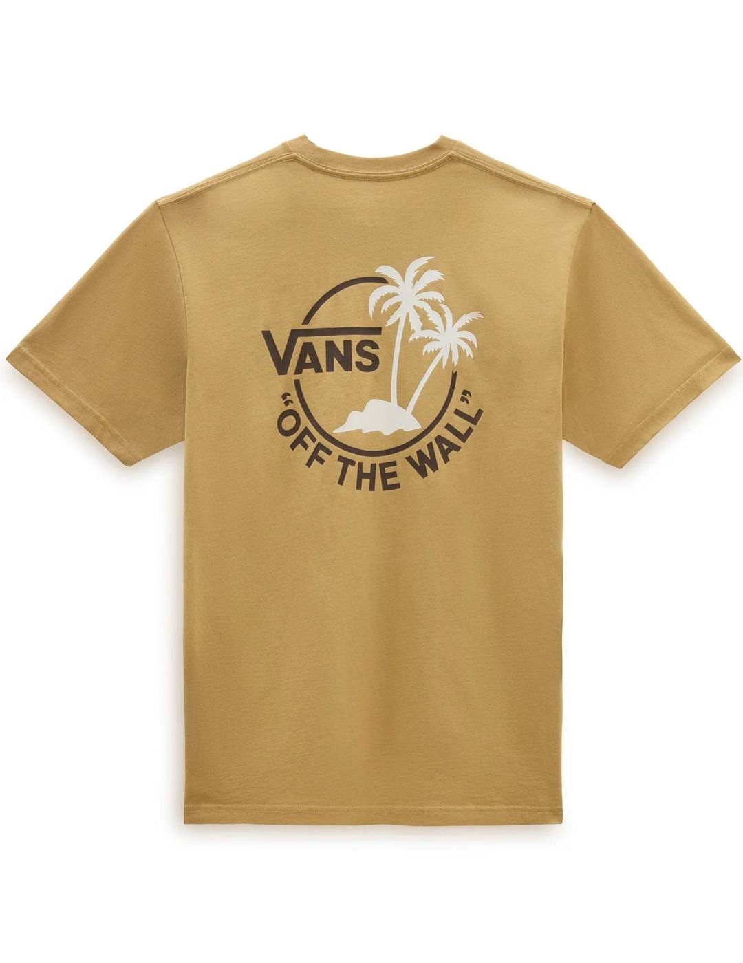 Camiseta Vans 'Classic Mini Dual Palm II' Marrón Hombre