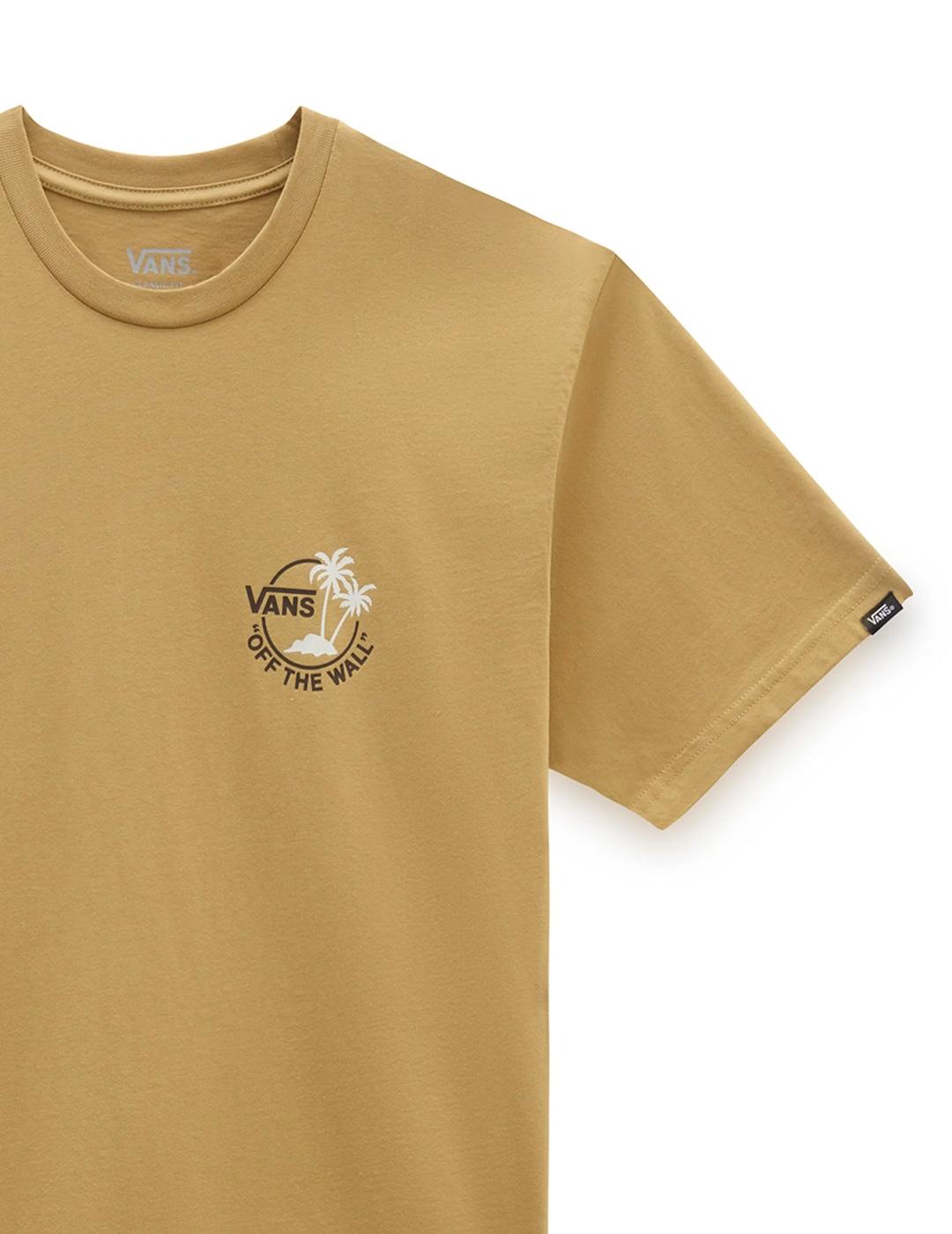 Camiseta Vans 'Classic Mini Dual Palm II' Marrón Hombre