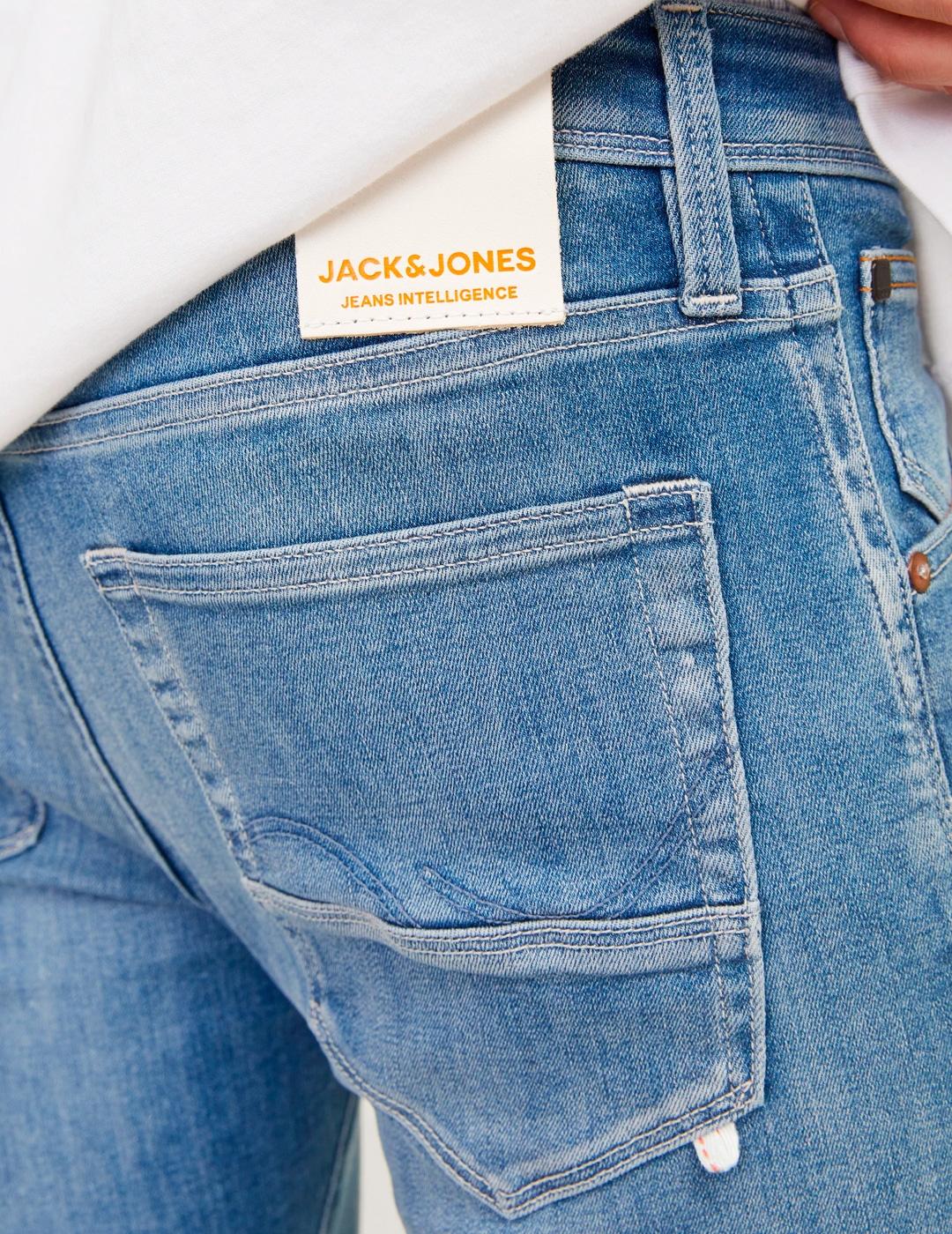 Vaquero Jack & Jones 'Glenn Fox 489' Slim Azul Hombre