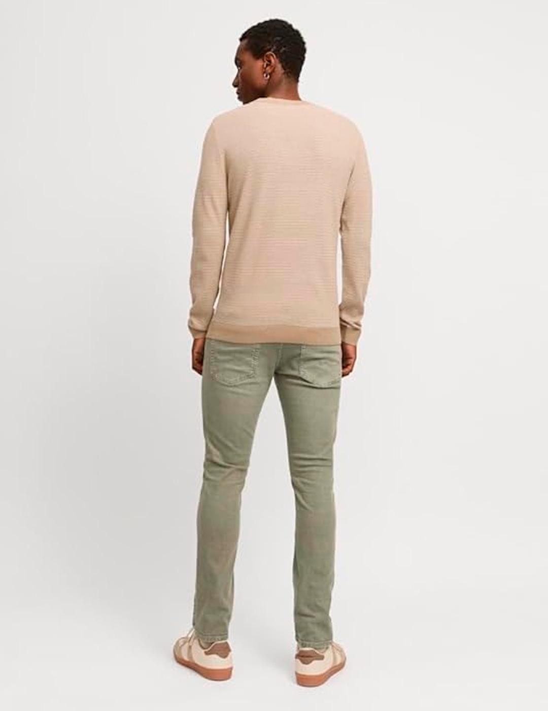 Vaquero Jack & Jones 'Glenn Slim Fit' Gris Verdoso Hombre