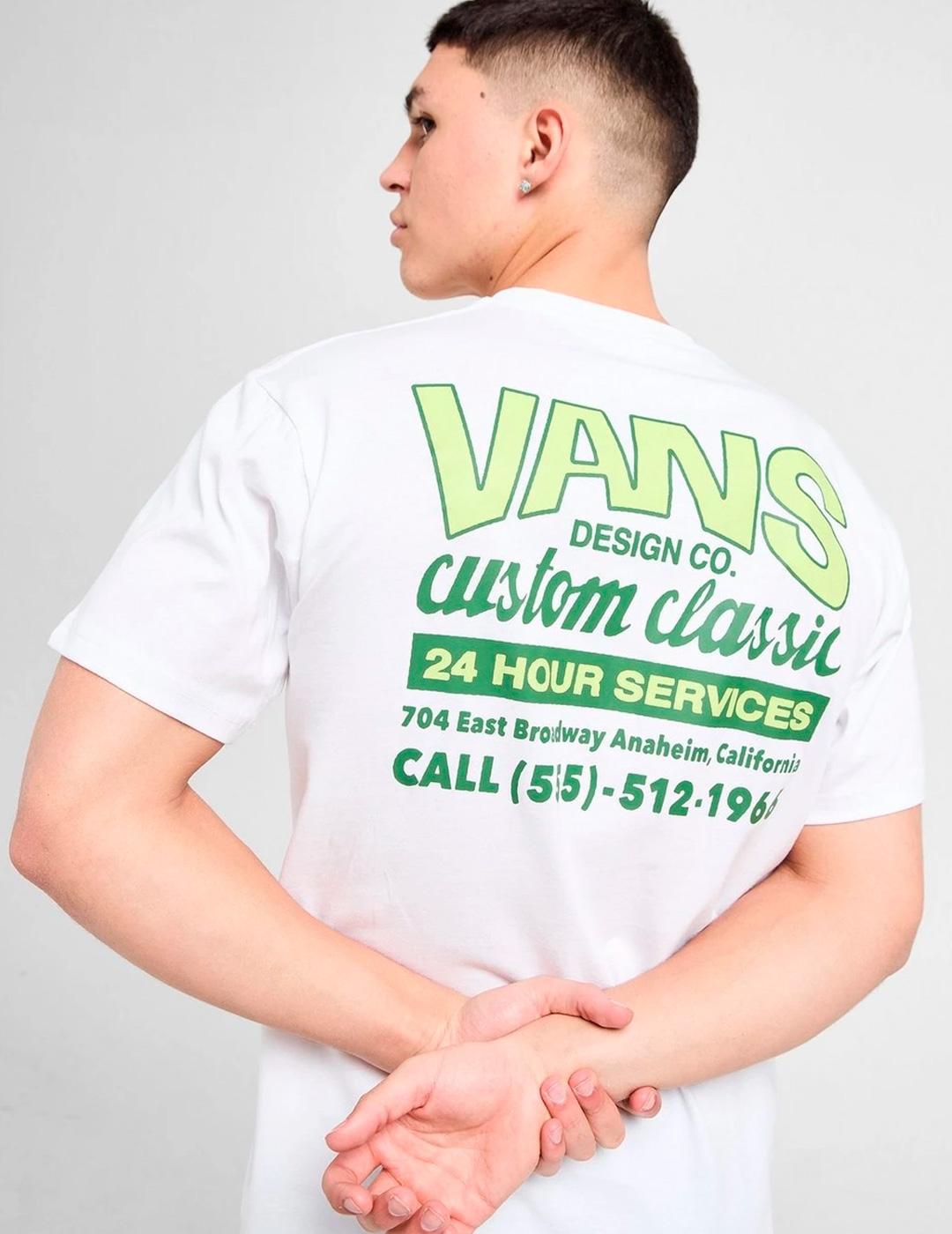 Camiseta Vans 'Shop Front' Blanco Hombre