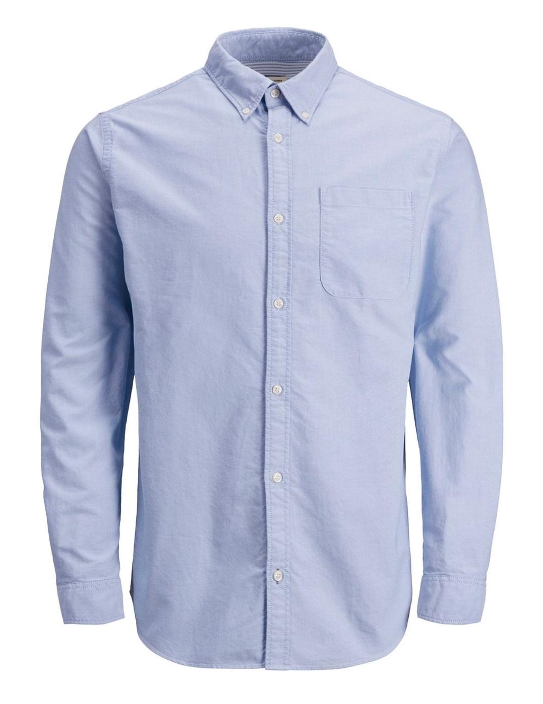 Camisa Jack & Jones 'Classic Oxford' Celeste Hombre