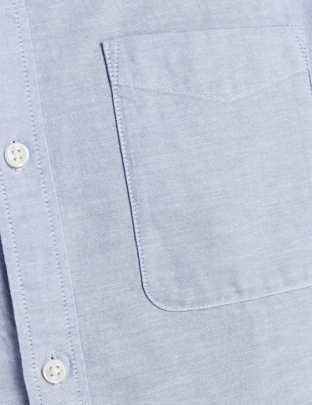 Camisa Jack & Jones 'Classic Oxford' Celeste Hombre