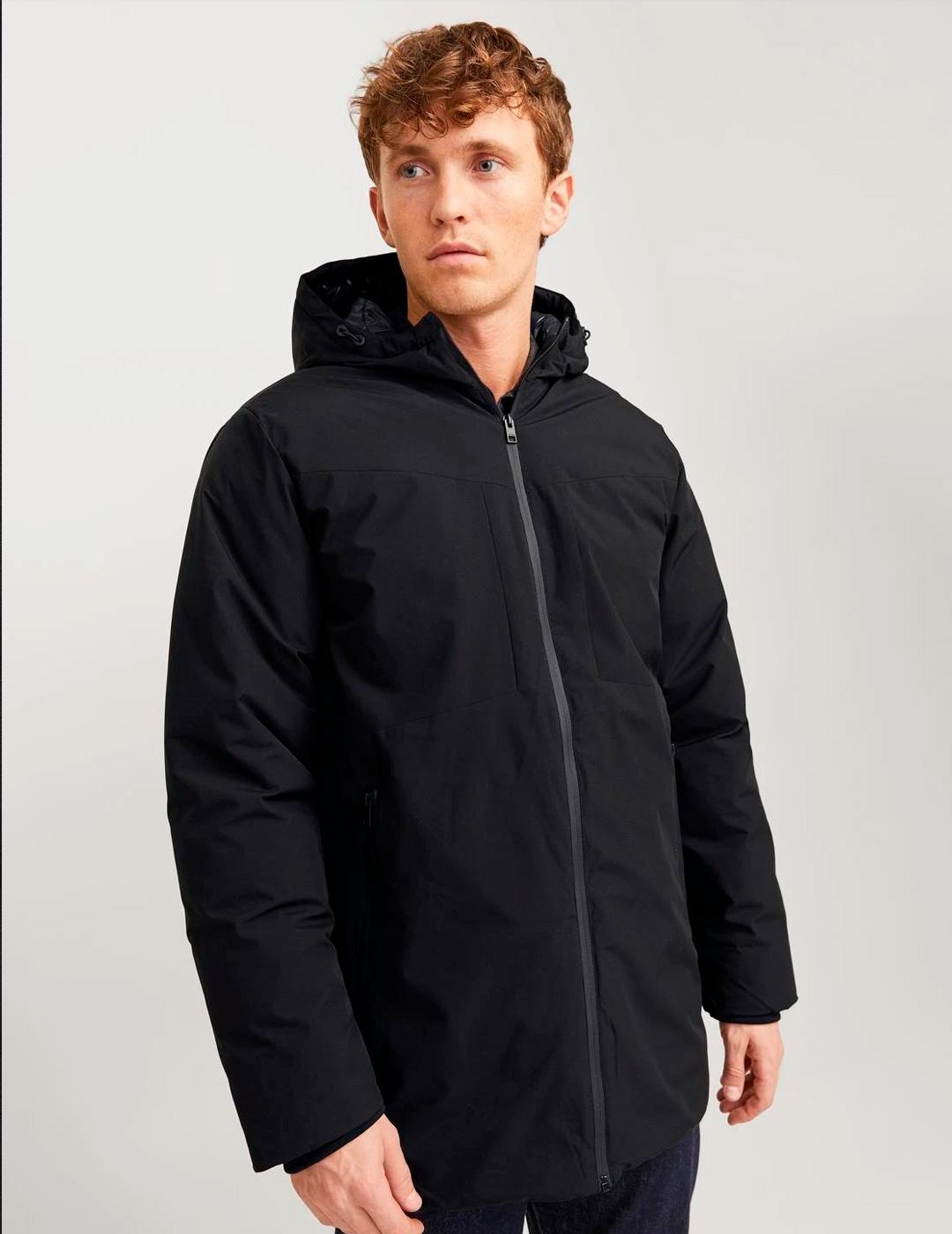 Chaqueta Jack & Jones 'Planet Parka' Negro