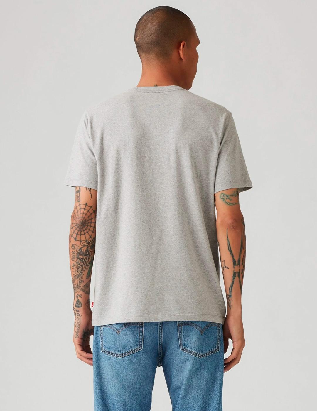 Camiseta Levi´s 'Logo Fill Bandana' Gris Hombre