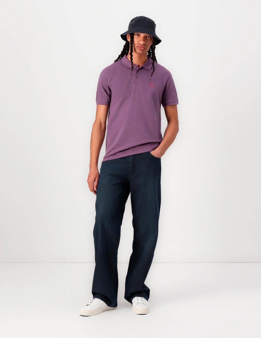 Polo Levi´s 'Housemark' Violeta Vintage Hombre