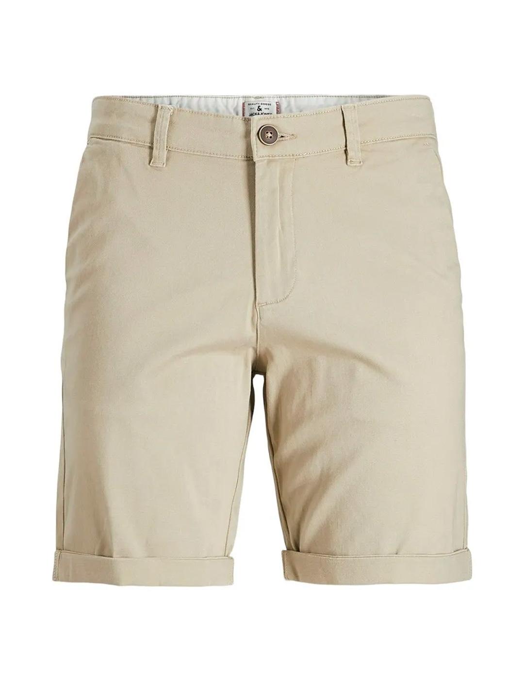 Bermuda Jack & Jones DAVE CHINO Beige para hombre