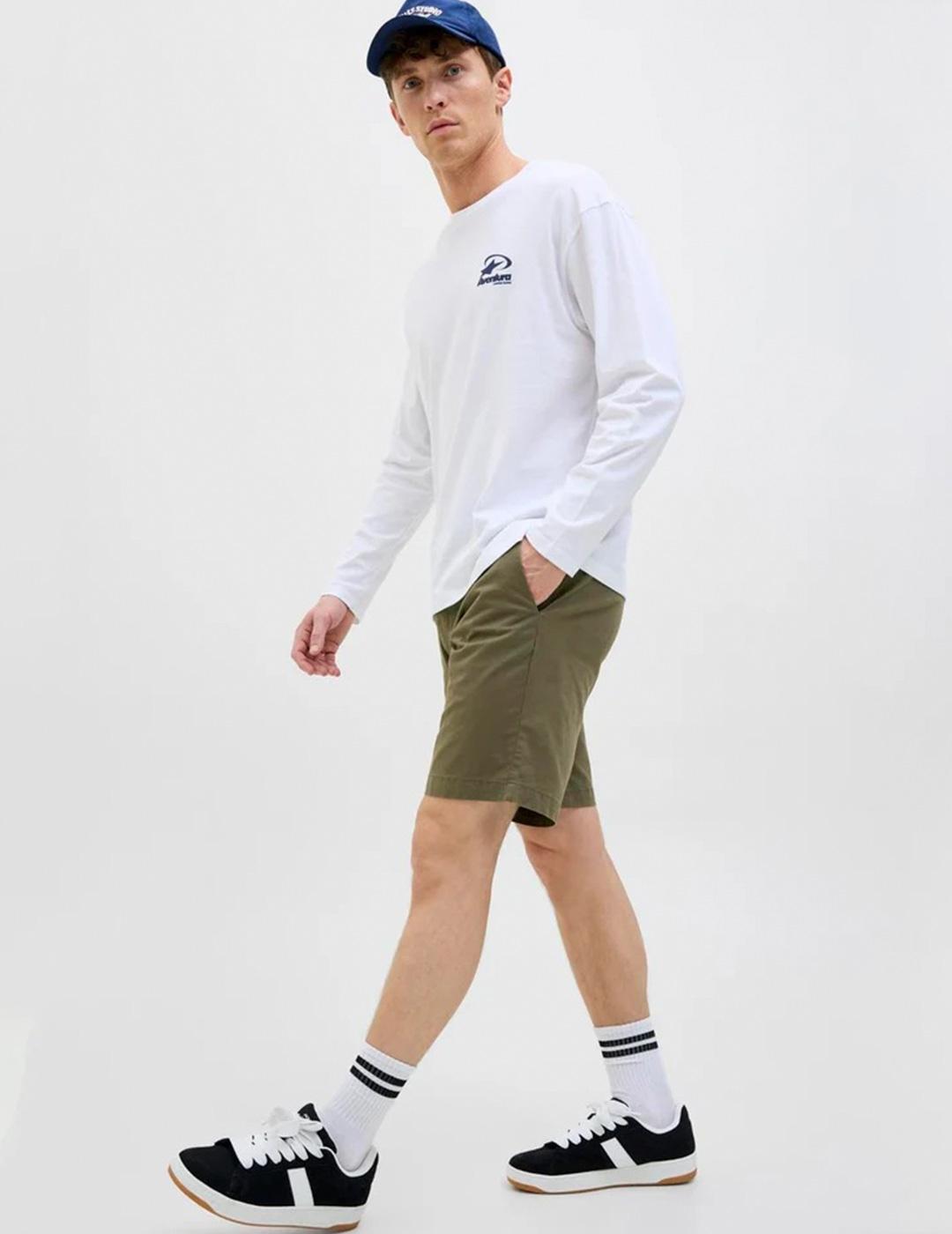 Bermuda Jack & Jones AIDEN caki para hombre