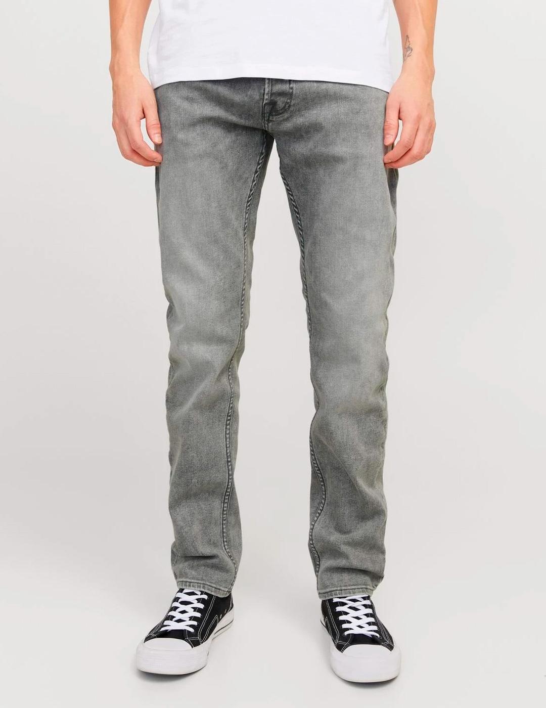 Vaquero Jack & Jones 'Glenn Slim Fit' Gris Hombre