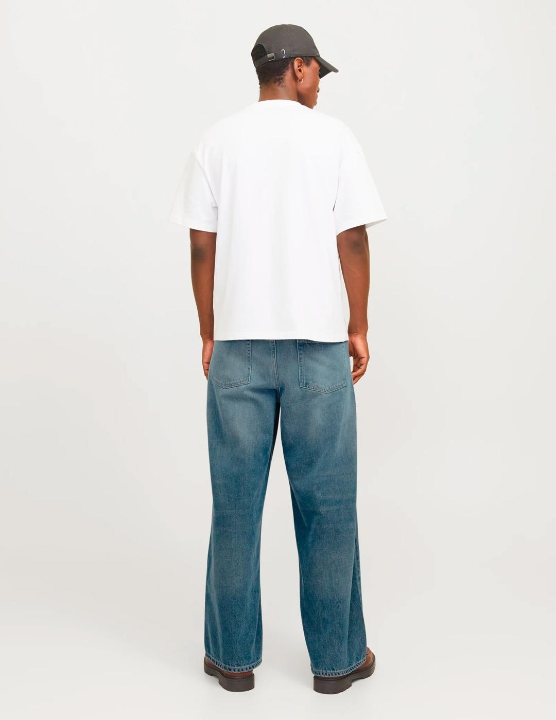 Vaquero Jack & Jones 'Dave' Wide Leg Blue Denim Hombre