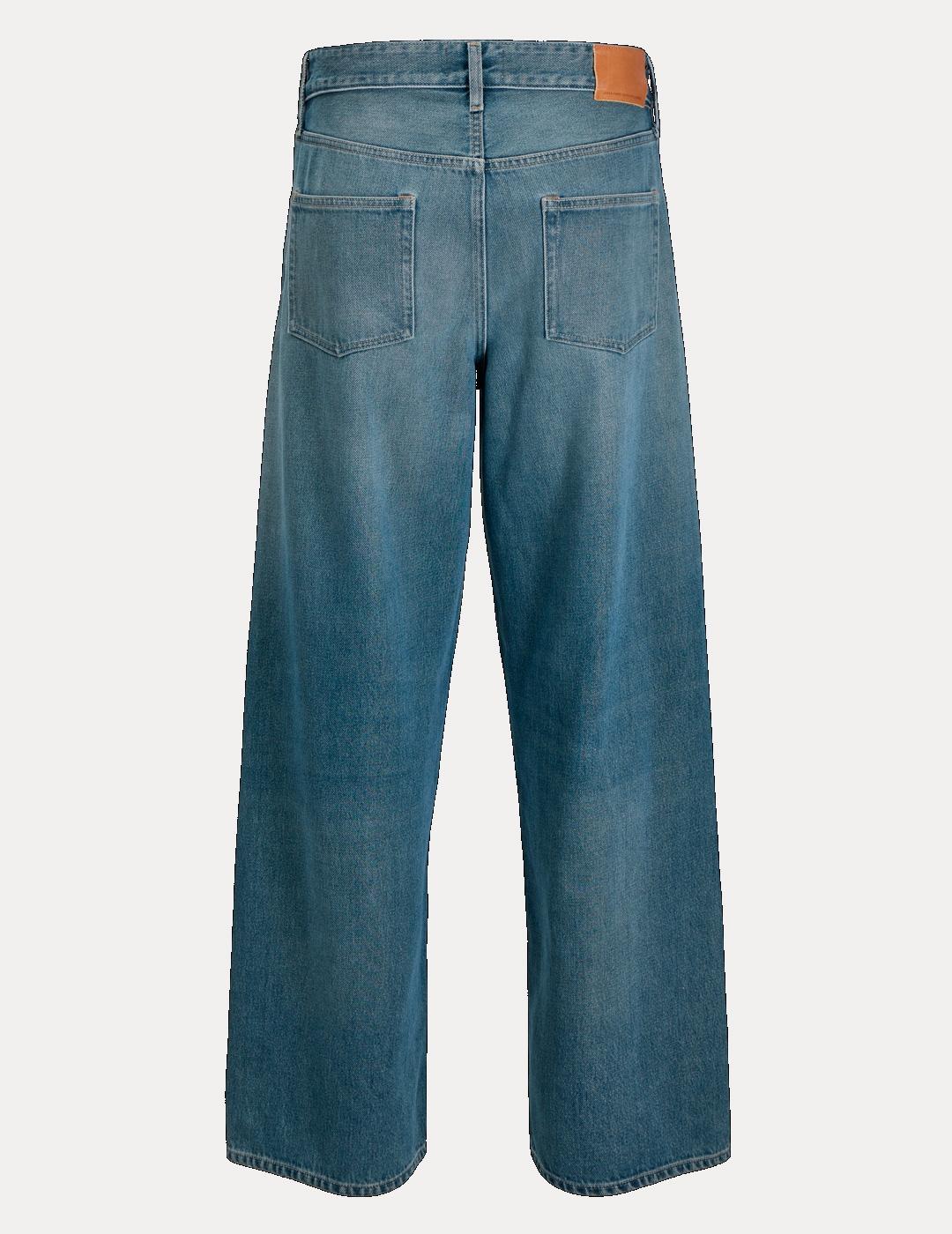 Vaquero Jack & Jones 'Dave' Wide Leg Blue Denim Hombre