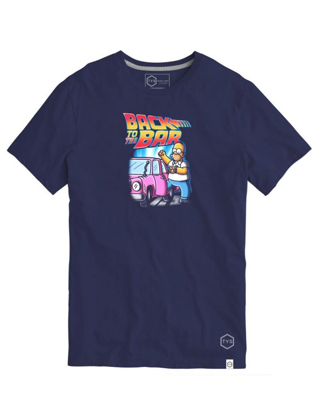 Camiseta TYS 'Back To Bar' Marino Unisex