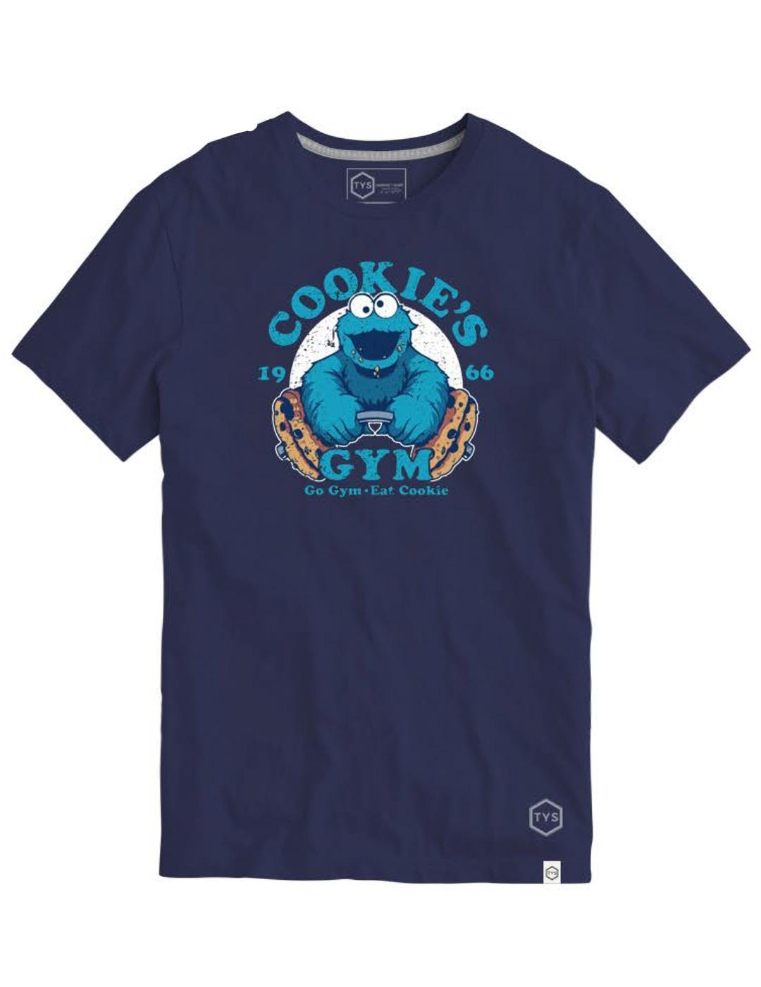 Camiseta TYS 'Cookiesgym' Marino Unisex