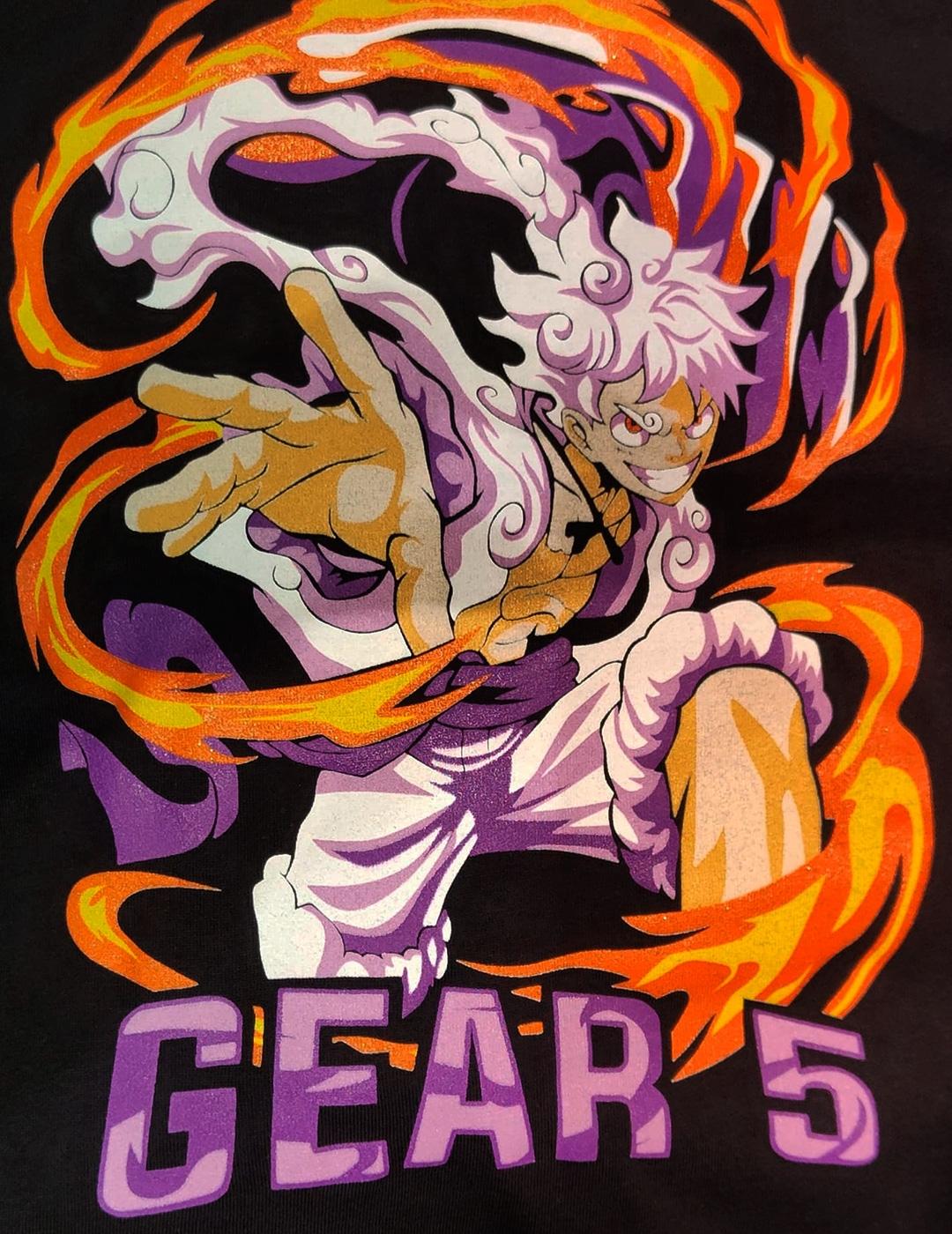 Camiseta TYS 'Llamarada' Negro Unisex