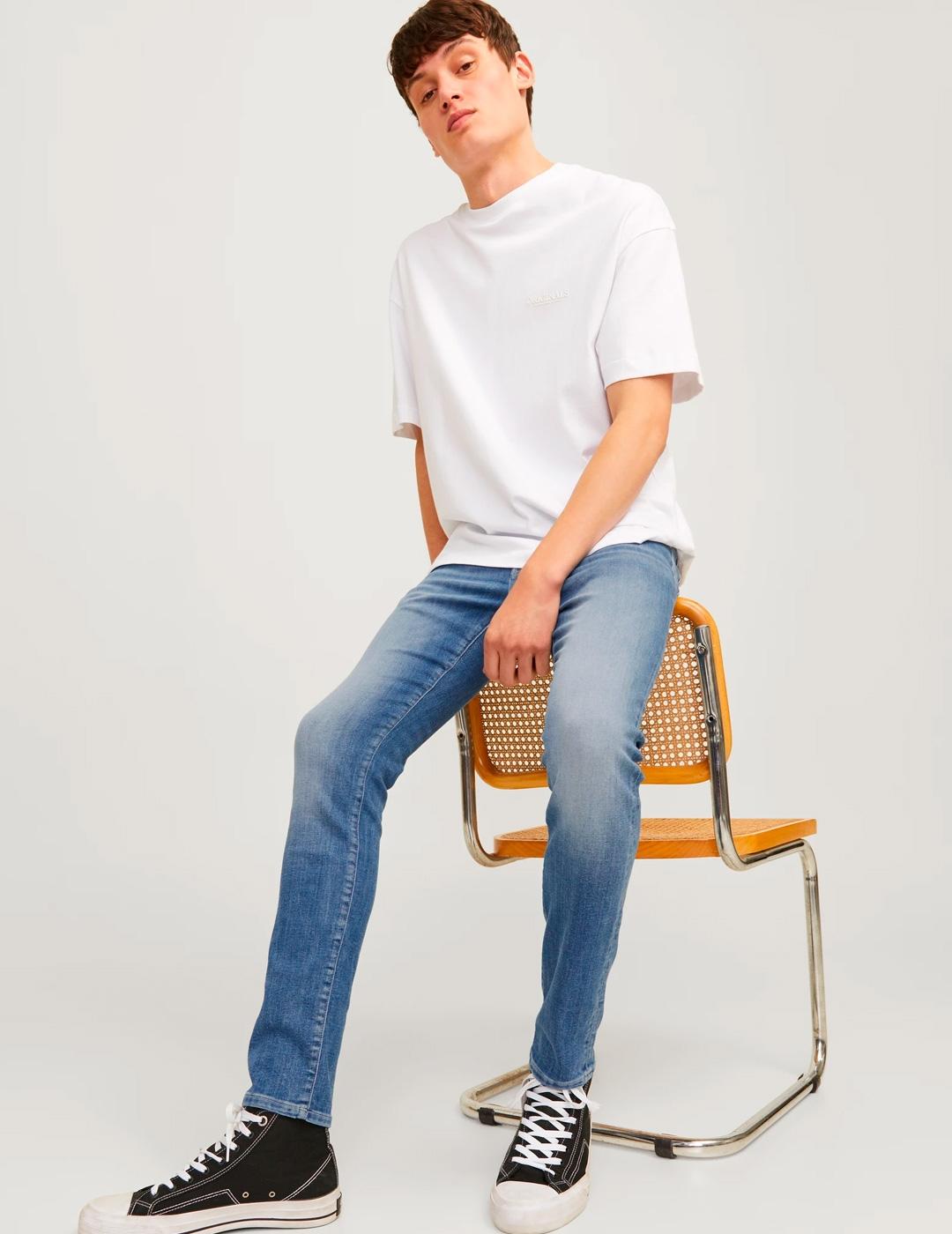 Vaquero Jack & Jones 'Mike 611' Tapered Azul Hombre