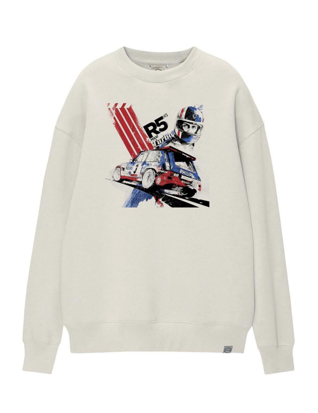 Sudadera A.M.E.N 'R5' Blanco Hombre