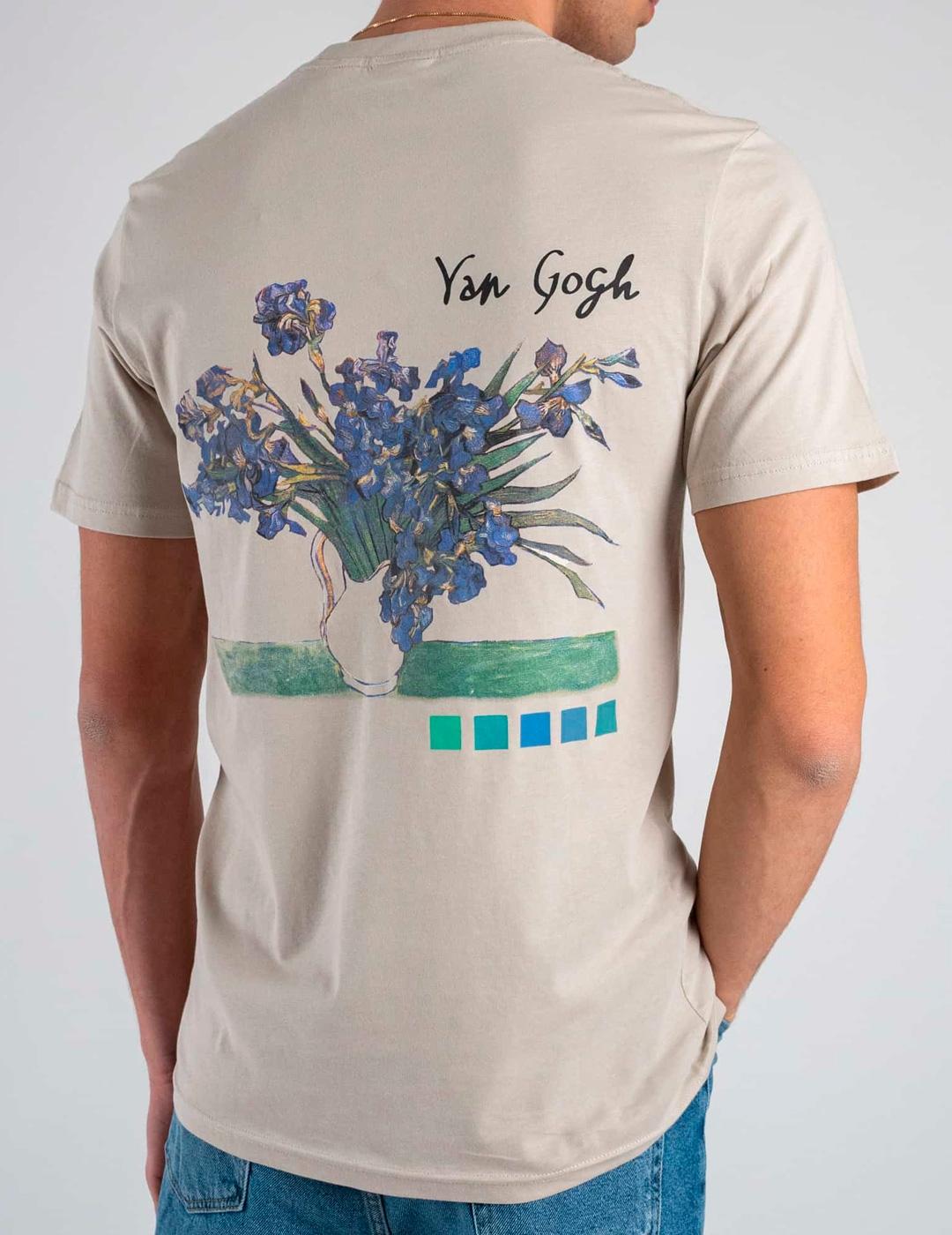 Camiseta Only & Sons 'Van Gogh' Beige Hombre