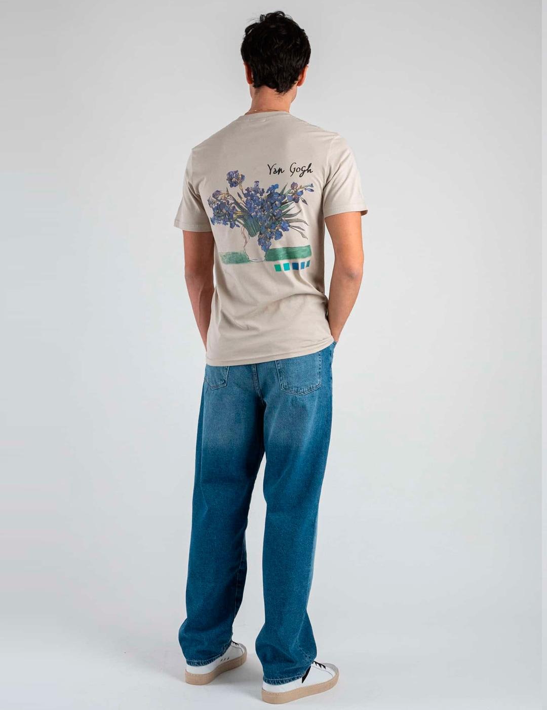 Camiseta Only & Sons 'Van Gogh' Beige Hombre