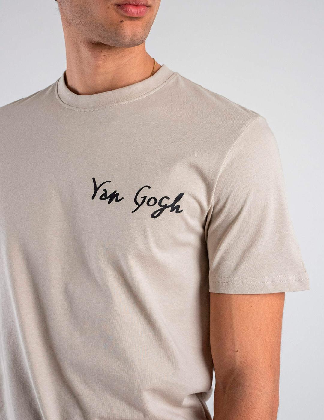 Camiseta Only & Sons 'Van Gogh' Beige Hombre