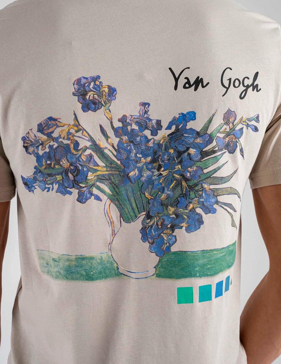 Camiseta Only & Sons 'Van Gogh' Beige Hombre