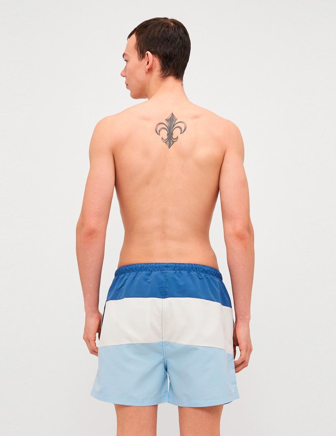 Bañador Ellesse 'Cielo' Marino Blanco Celeste Hombre