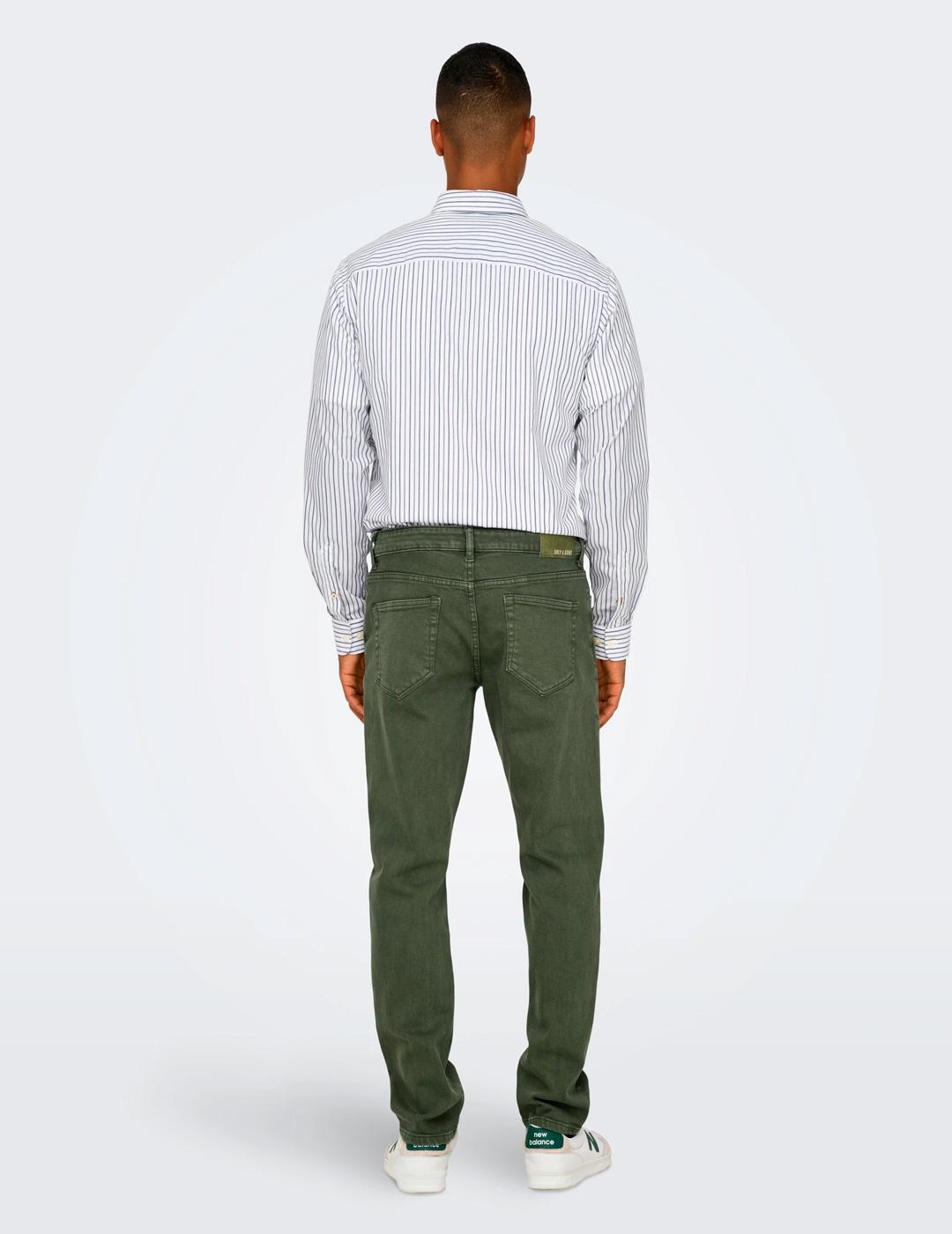 Vaquero Only & Sons WEFT verde para hombre