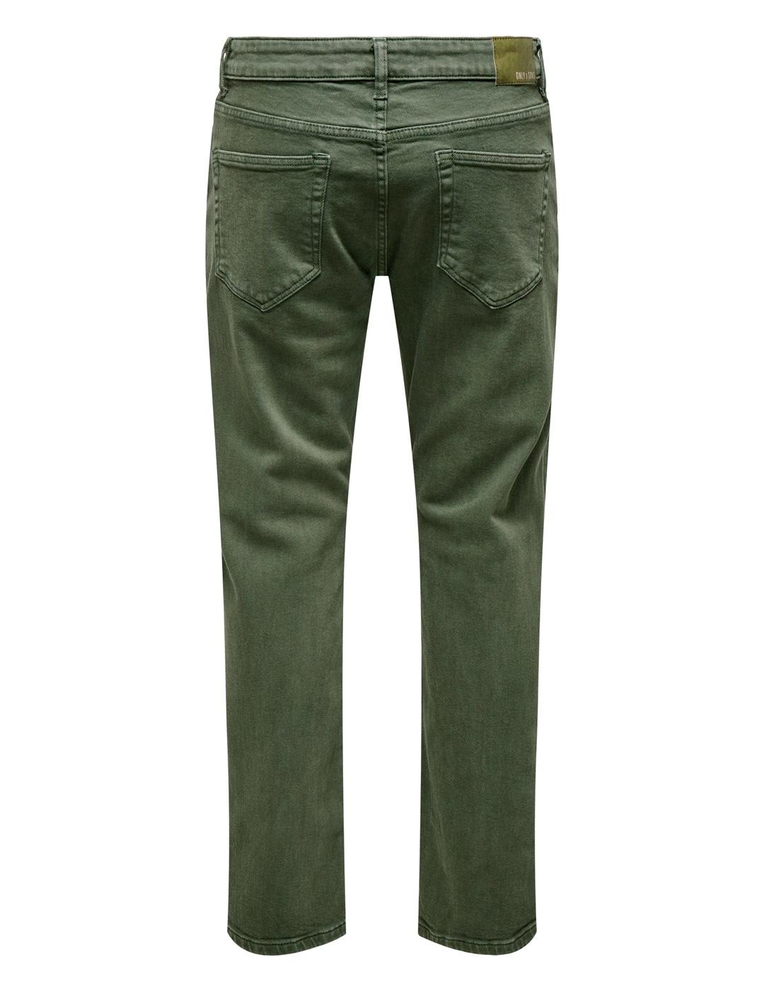 Vaquero Only & Sons WEFT verde para hombre