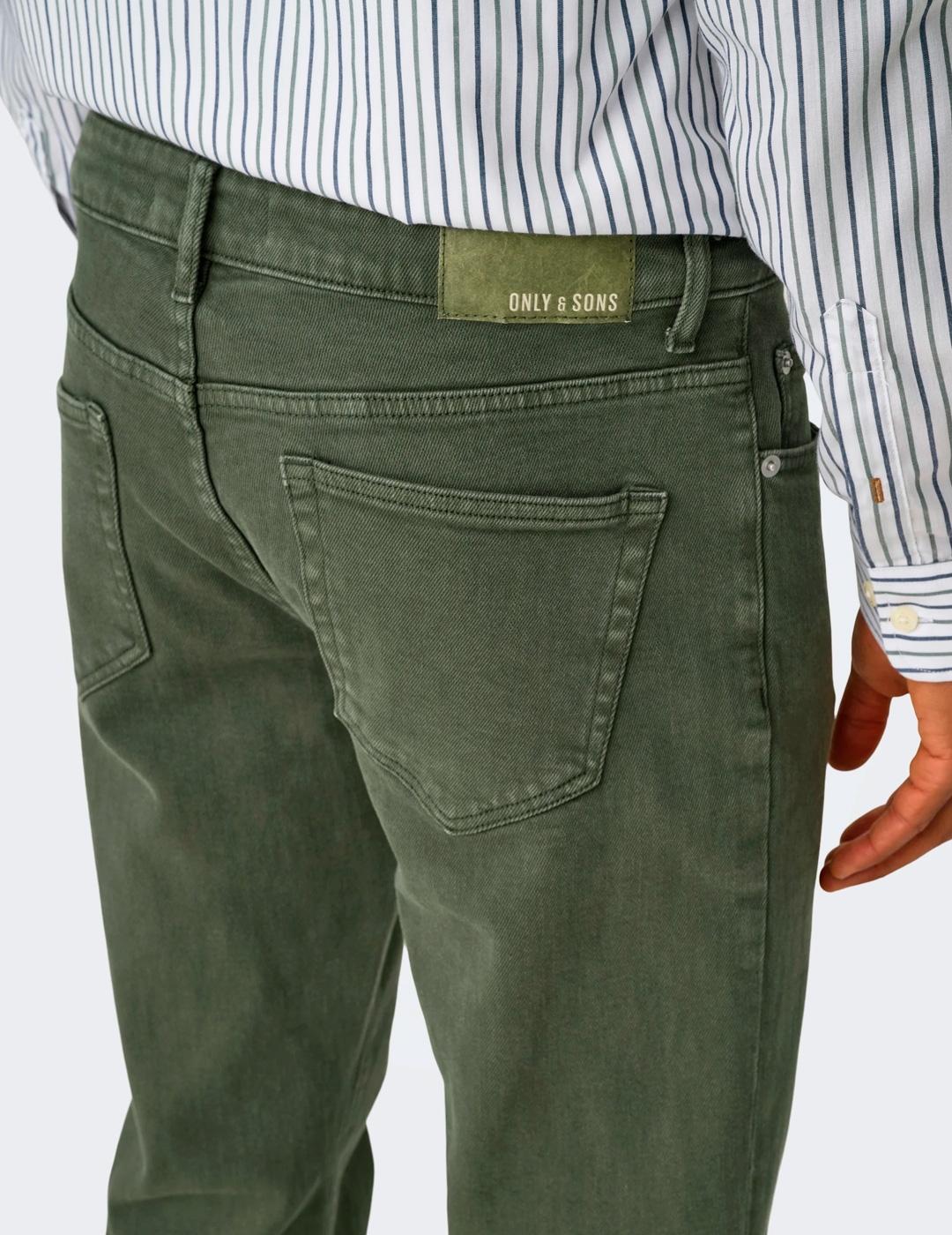 Vaquero Only & Sons WEFT verde para hombre