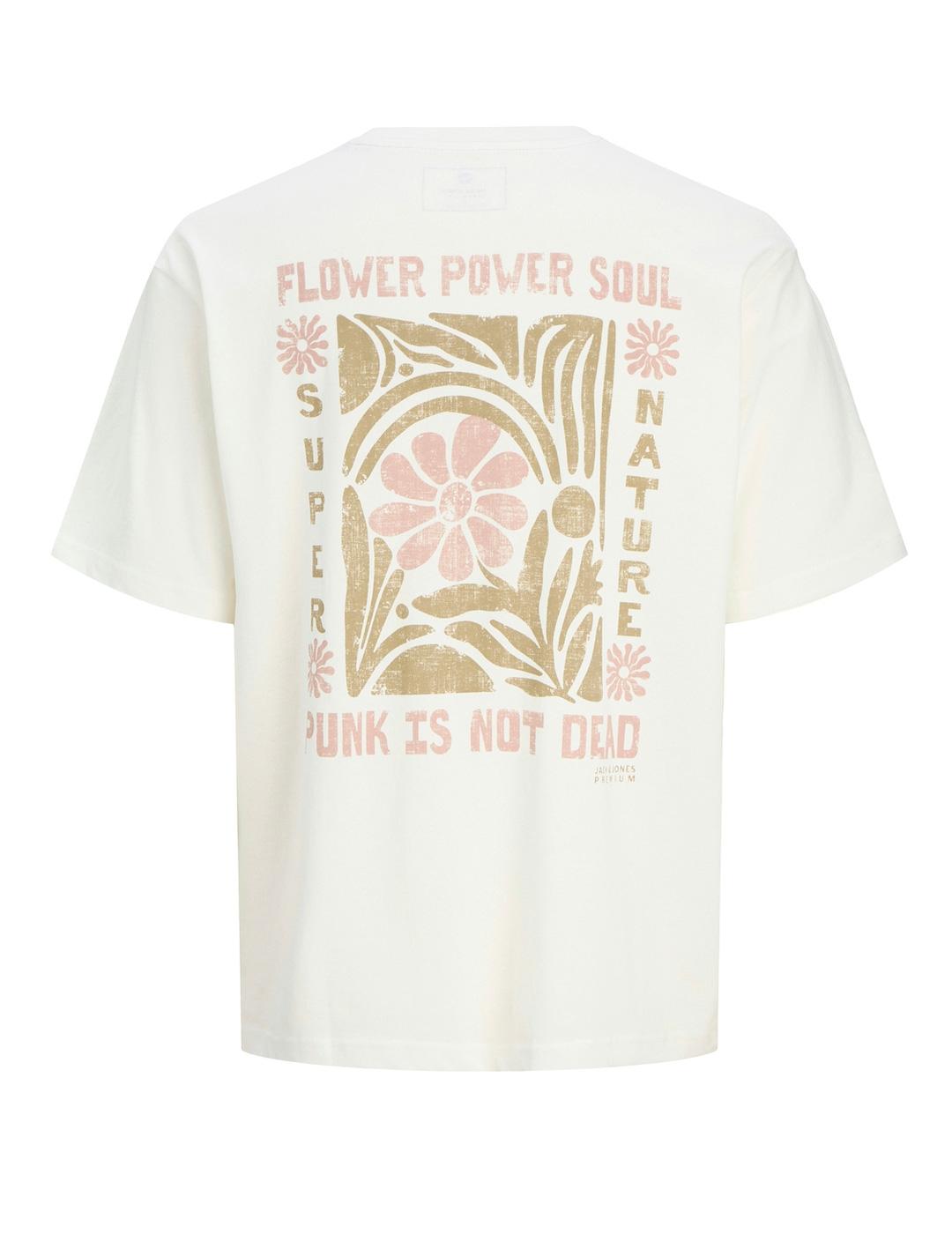 Camiseta Jack & Jones BLUMAX blanca hombre