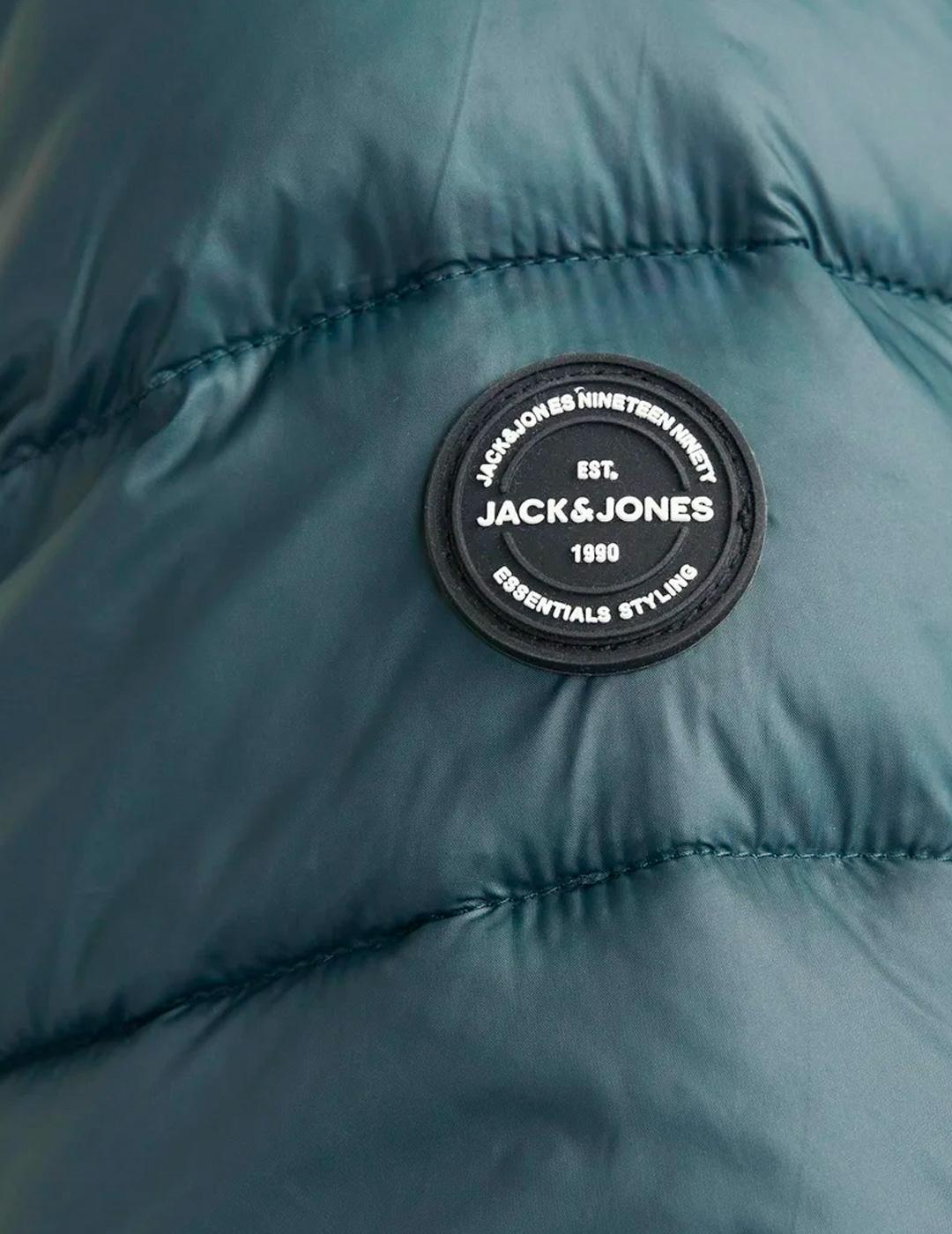 Chaqueta Jack & Jones SPRINT acolchada negro verde hombre