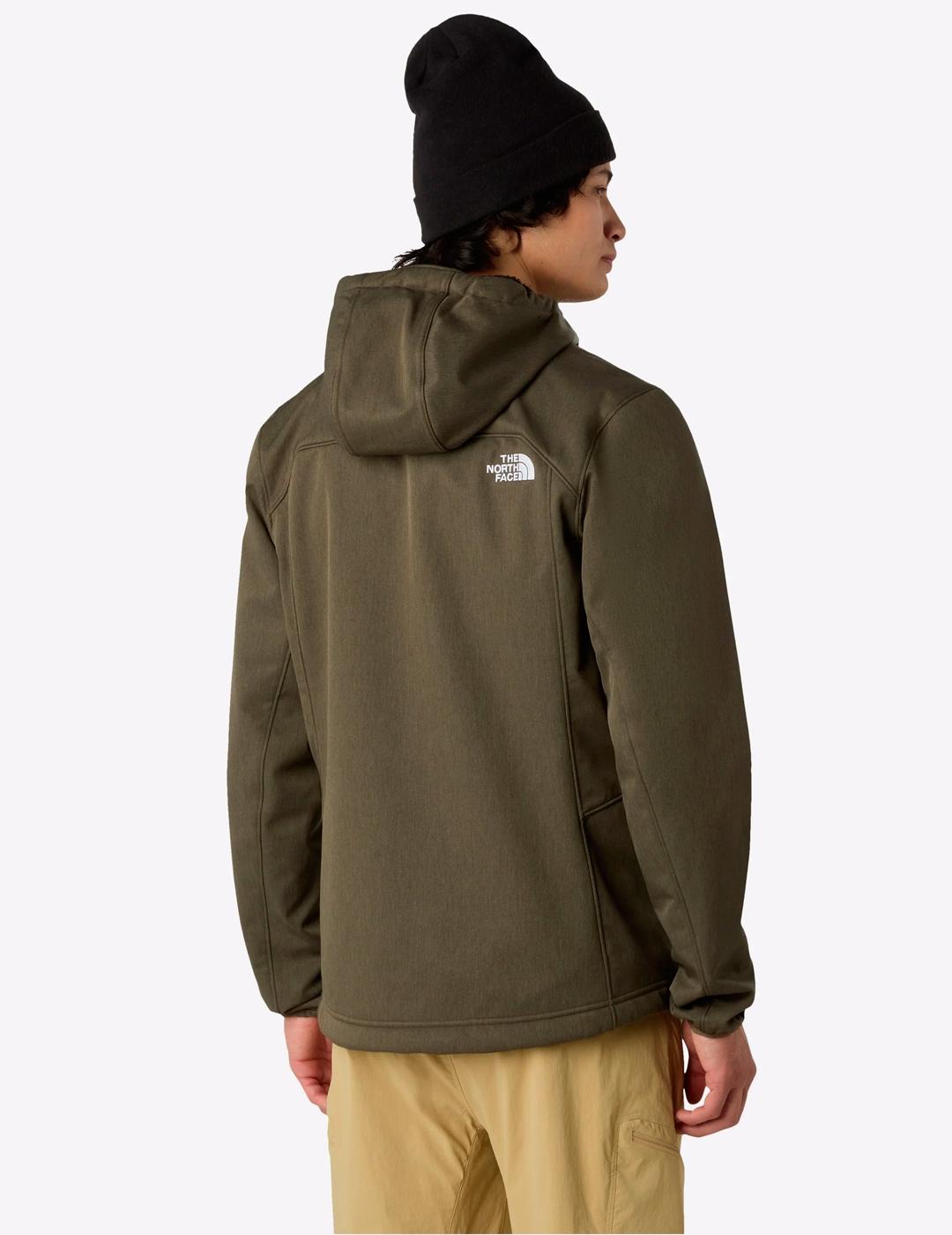 Chaqueta The North Face QUEST SOFTSHELL khaki para hombre