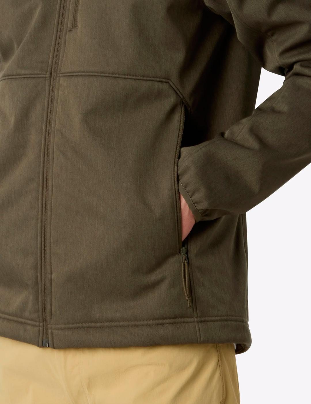 Chaqueta The North Face QUEST SOFTSHELL khaki para hombre