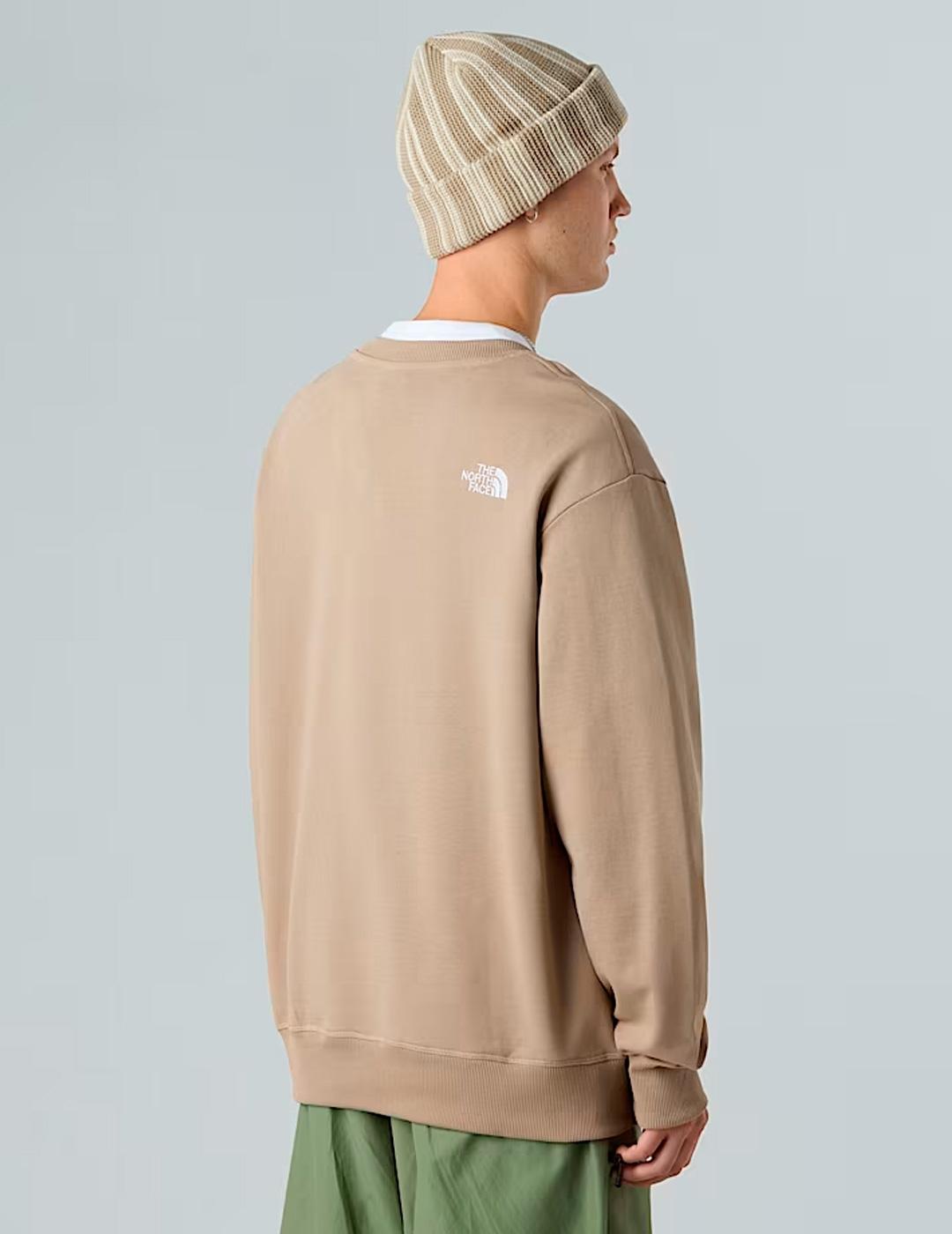 Sudadera The North Face ESSENTIAL LITE beige para hombre