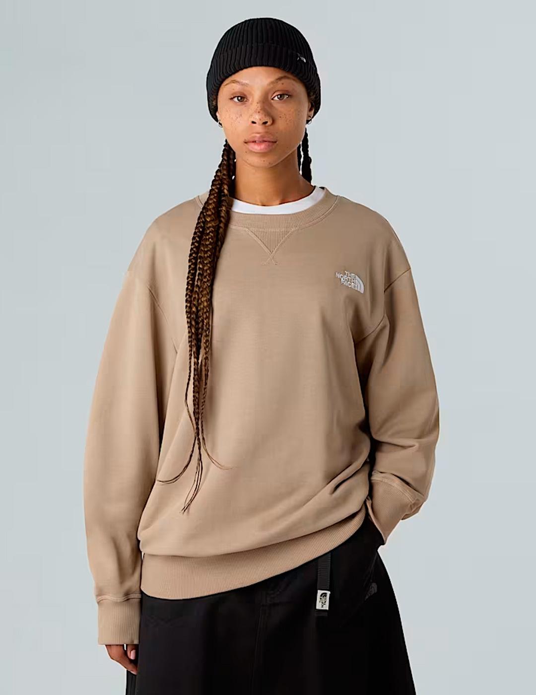 Sudadera The North Face ESSENTIAL LITE beige para hombre