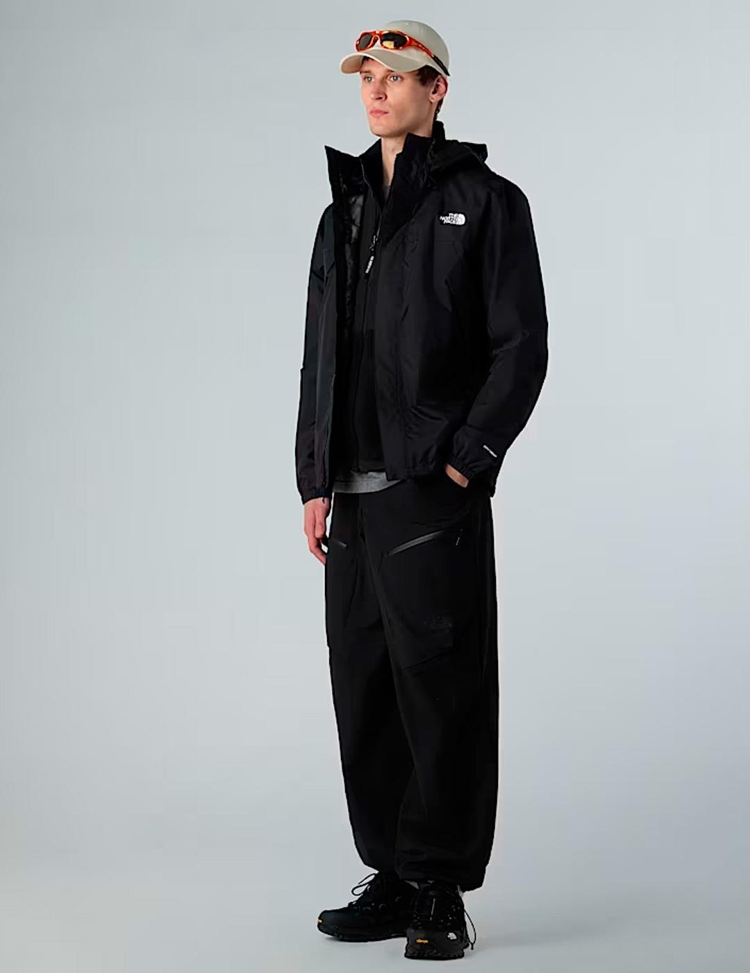 Chaqueta The North Face ANTORA negro para hombre con capucha