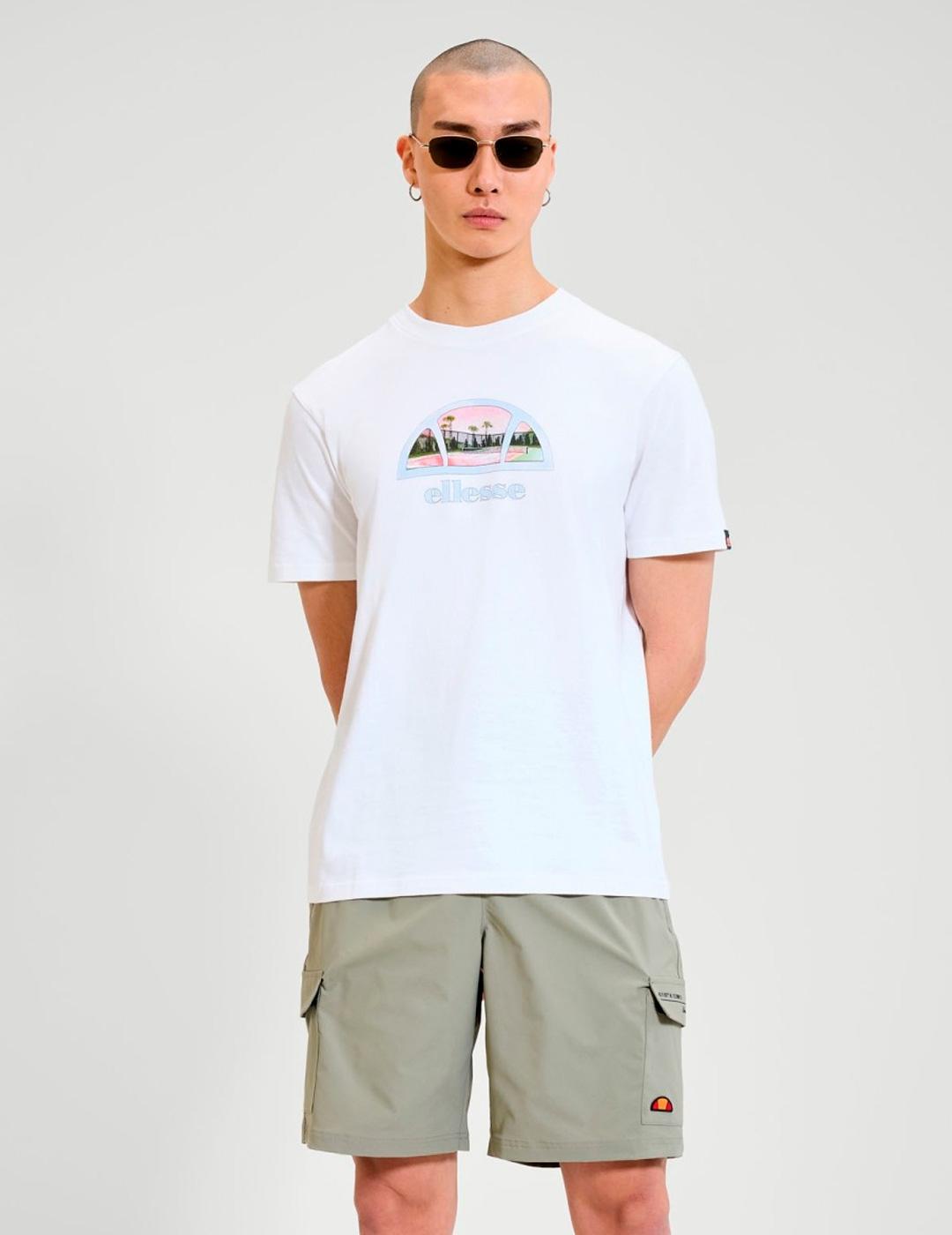 Camiseta Ellesse COURTSICA blanca para hombre