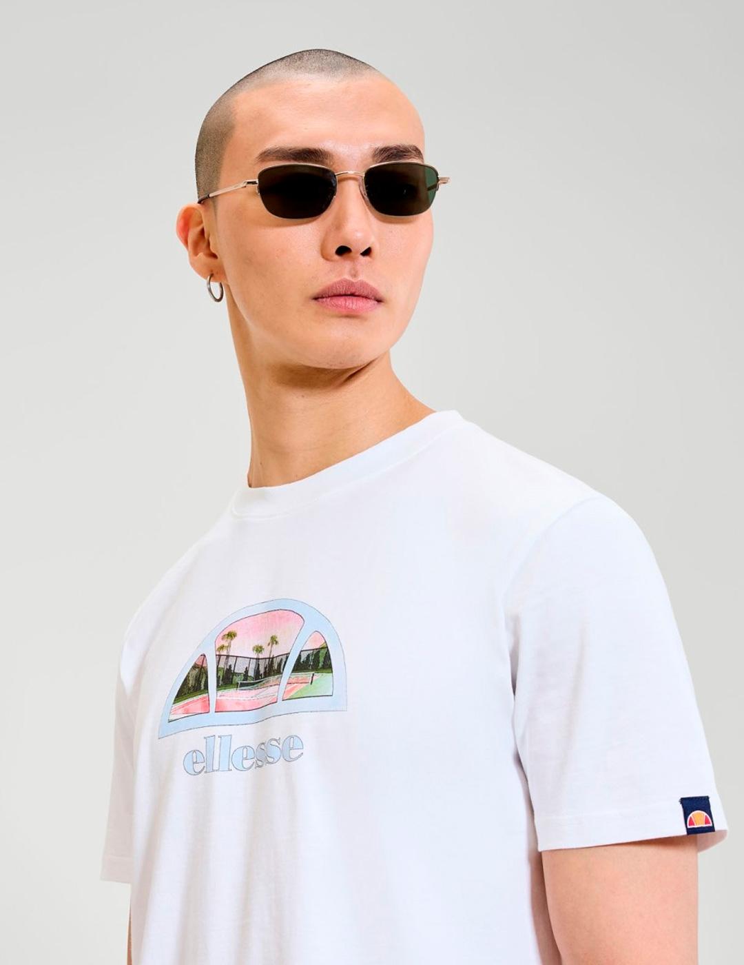 Camiseta Ellesse COURTSICA blanca para hombre