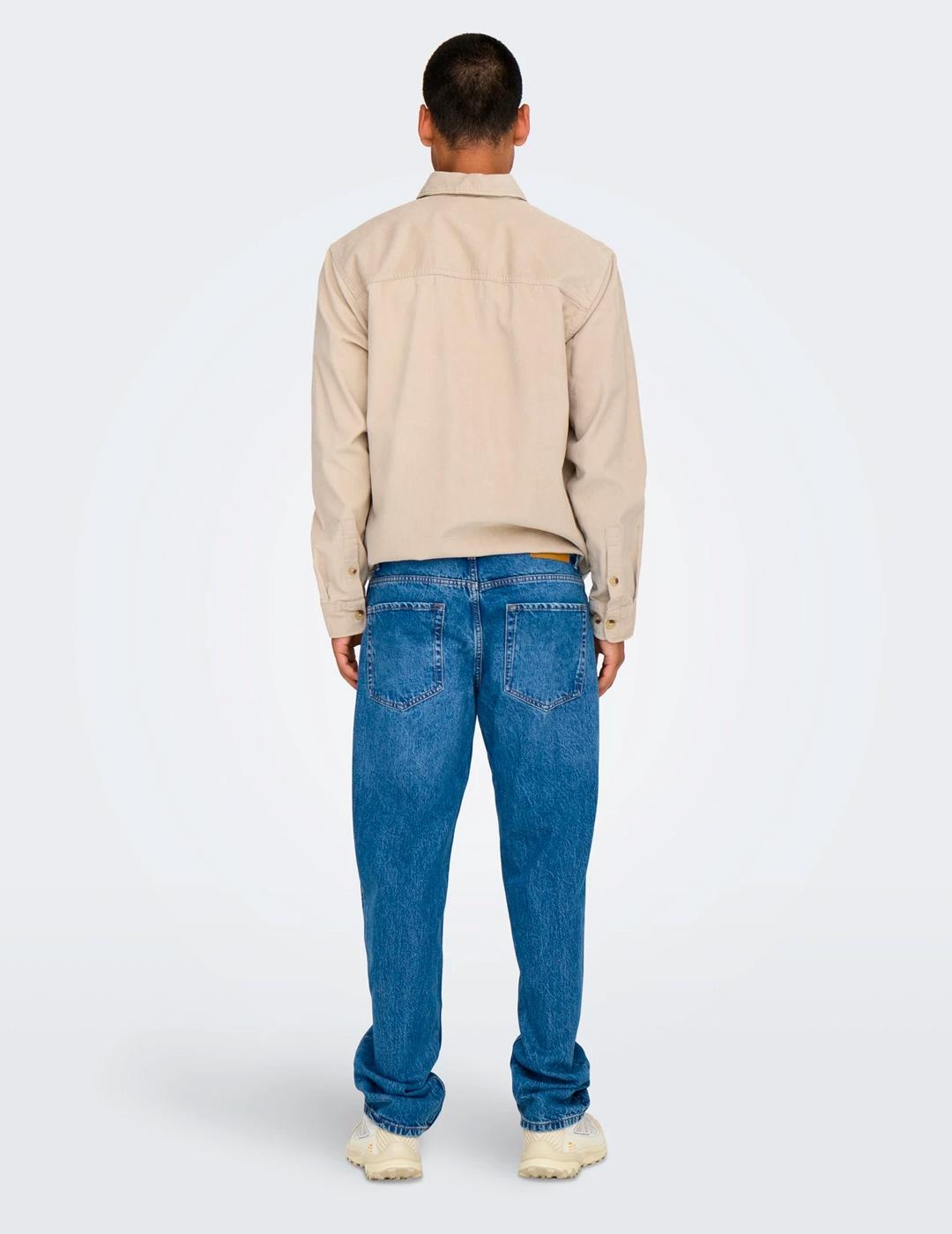 Vaquero Only & Sons EDGE talle medio azul para hombre