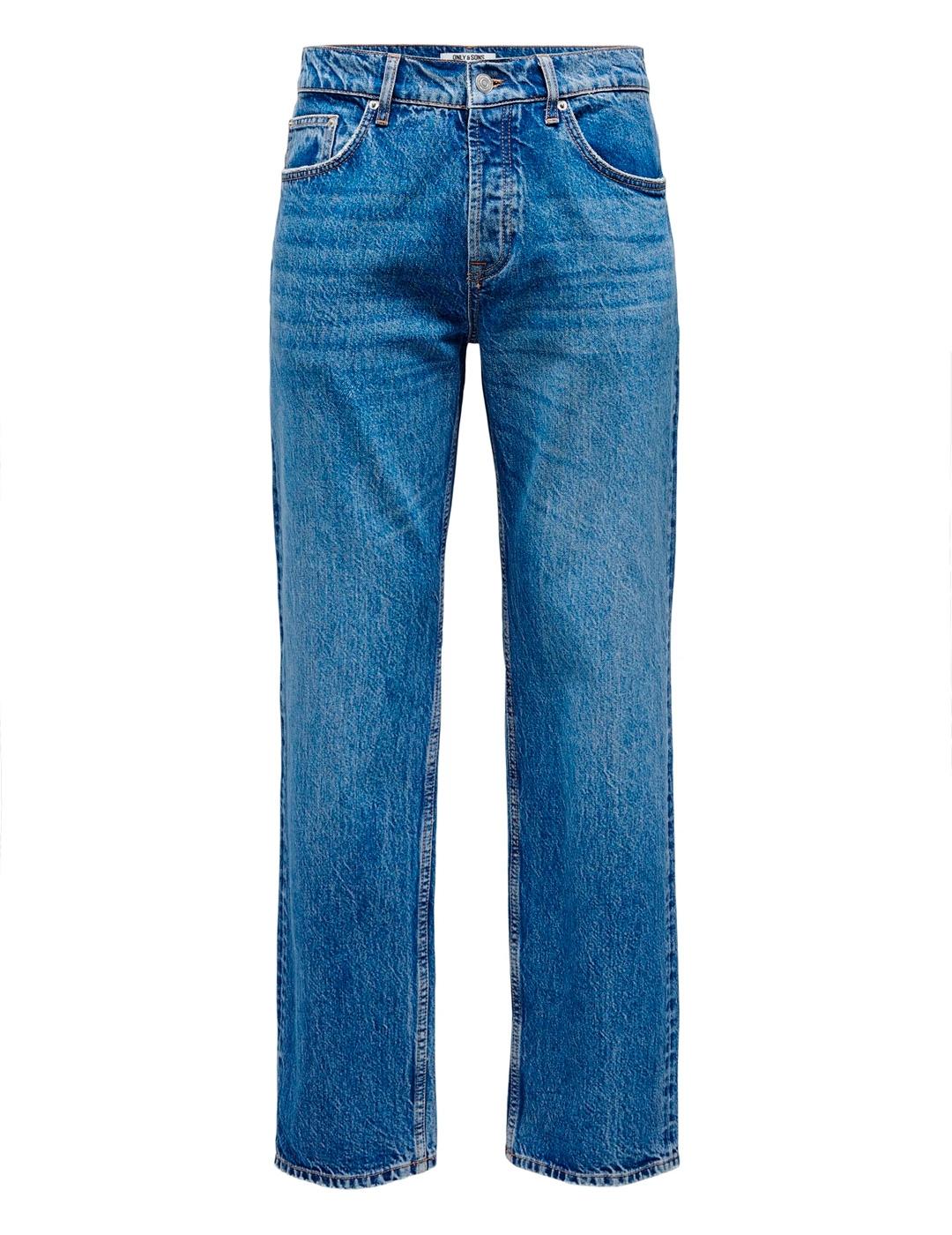 Vaquero Only & Sons EDGE talle medio azul para hombre