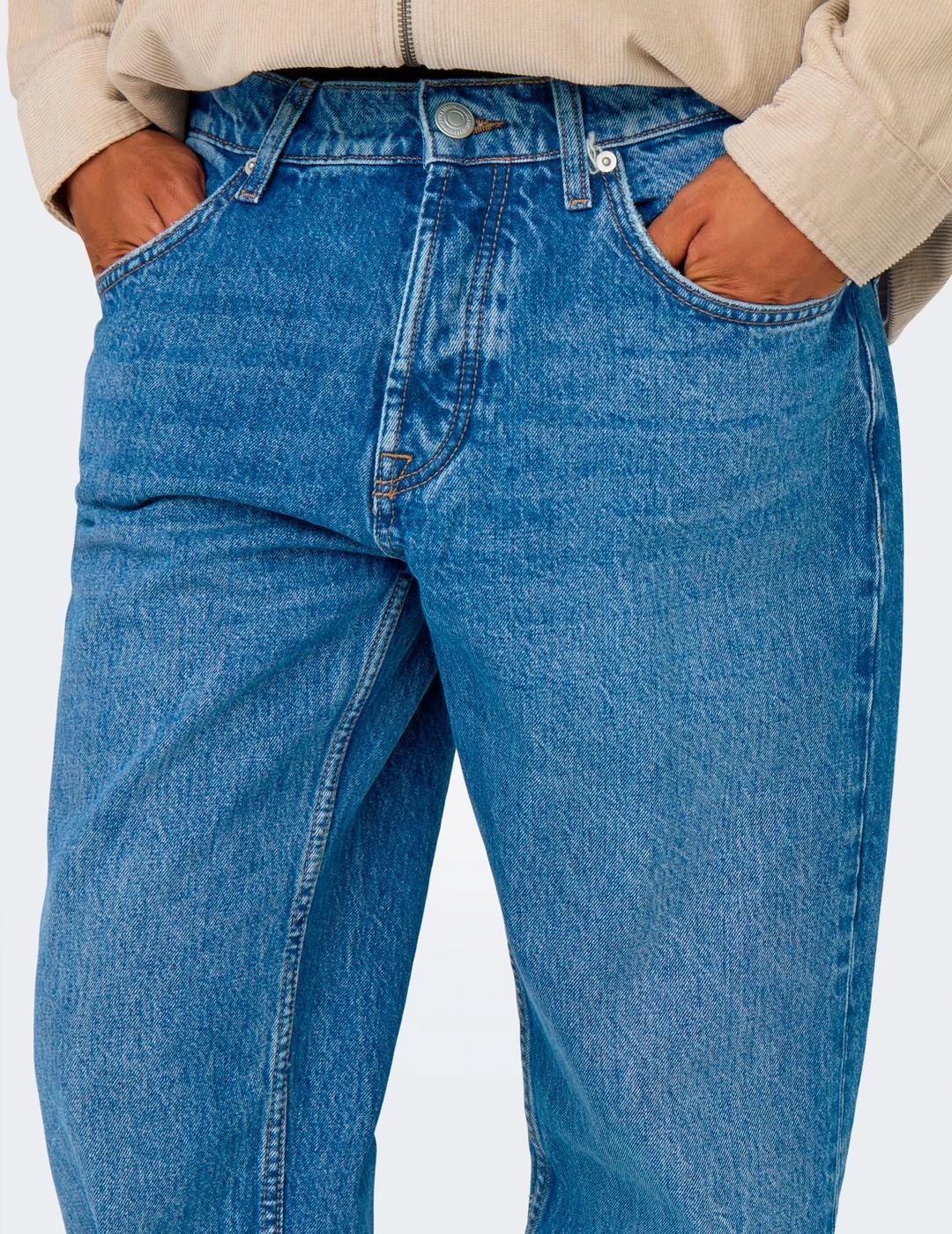 Vaquero Only & Sons EDGE talle medio azul para hombre