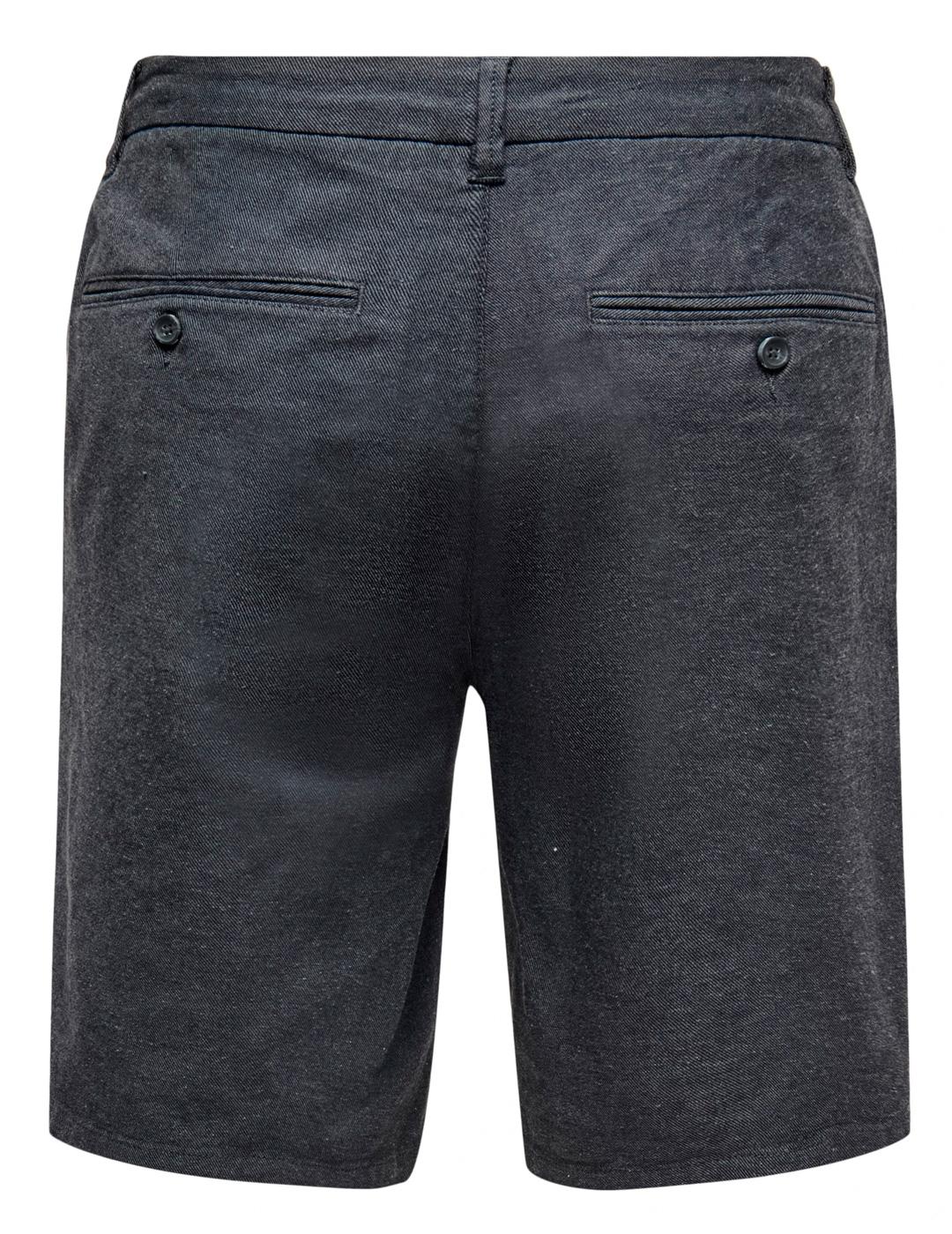 Short Only & Sons MARK regular negro para hombre