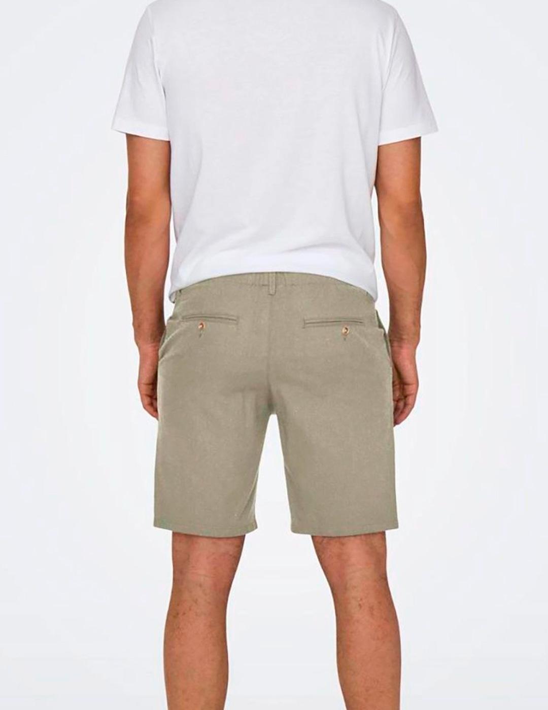 Bermuda Only & Sons LEO beige para hombre