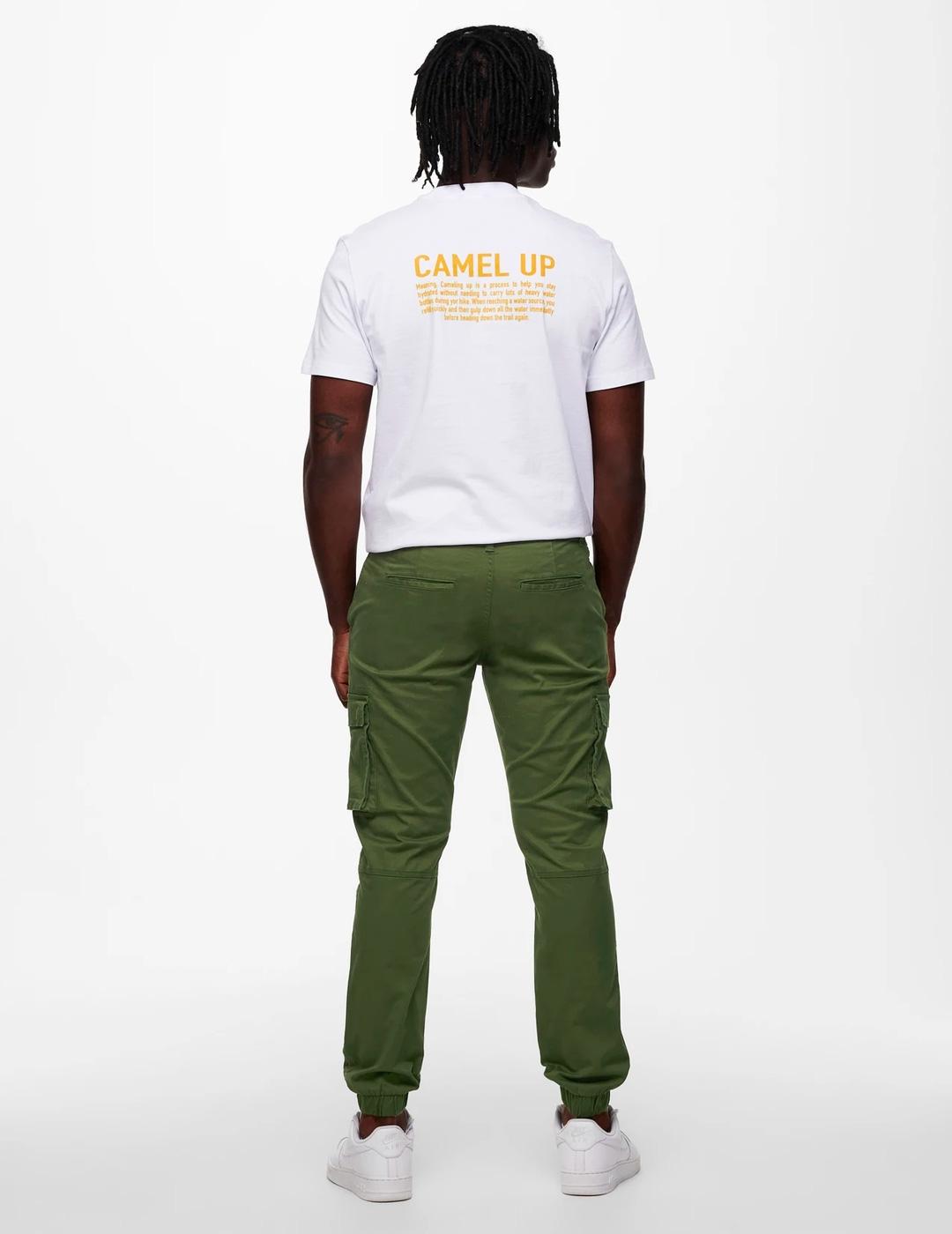 Jogger Only & Sons CAM STAGE cargo verde para hombre