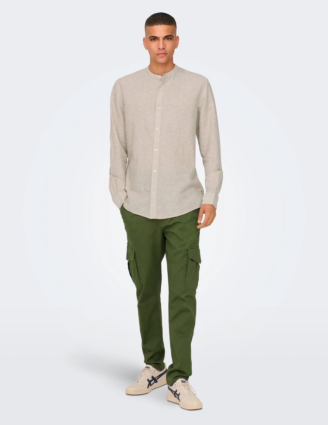 Jogger Only & Sons DEAN cargo verde para hombre