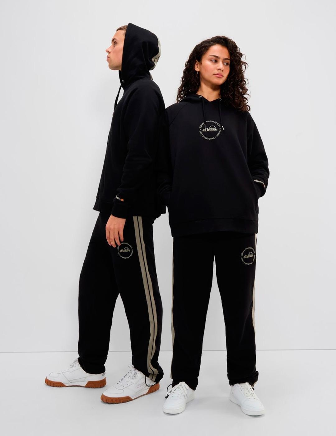 Sudadera Ellesse BARCELONA negra con capucha