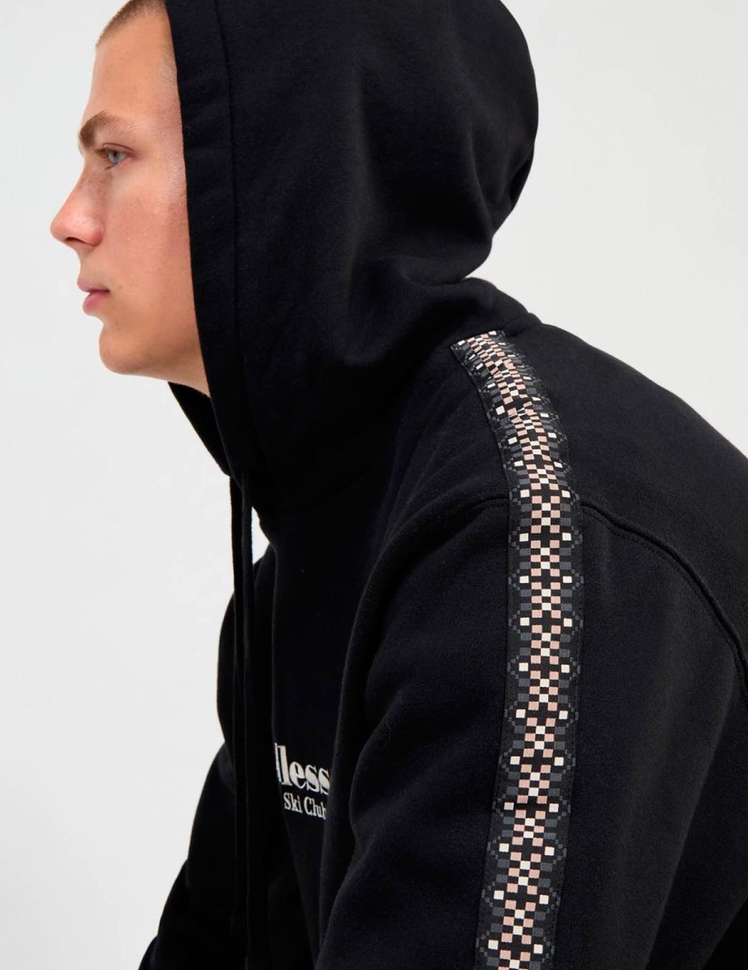 Sudadera Ellesse BERING capucha negro para hombre