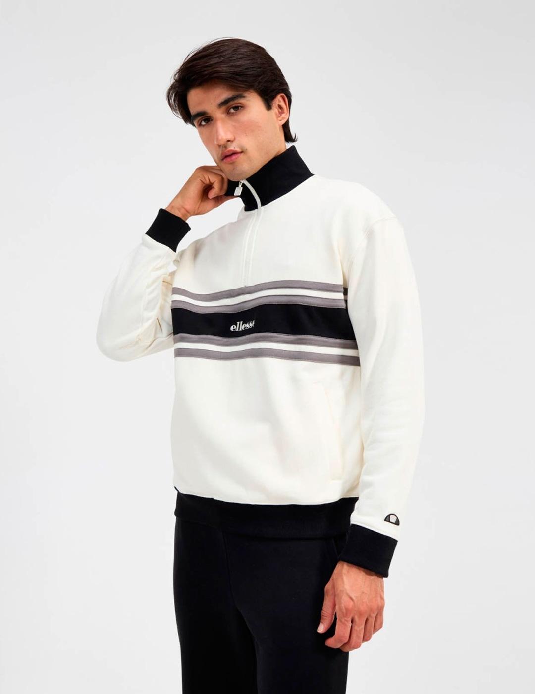 Sudadera Ellesse COSSOINE half zip blanco para hombre